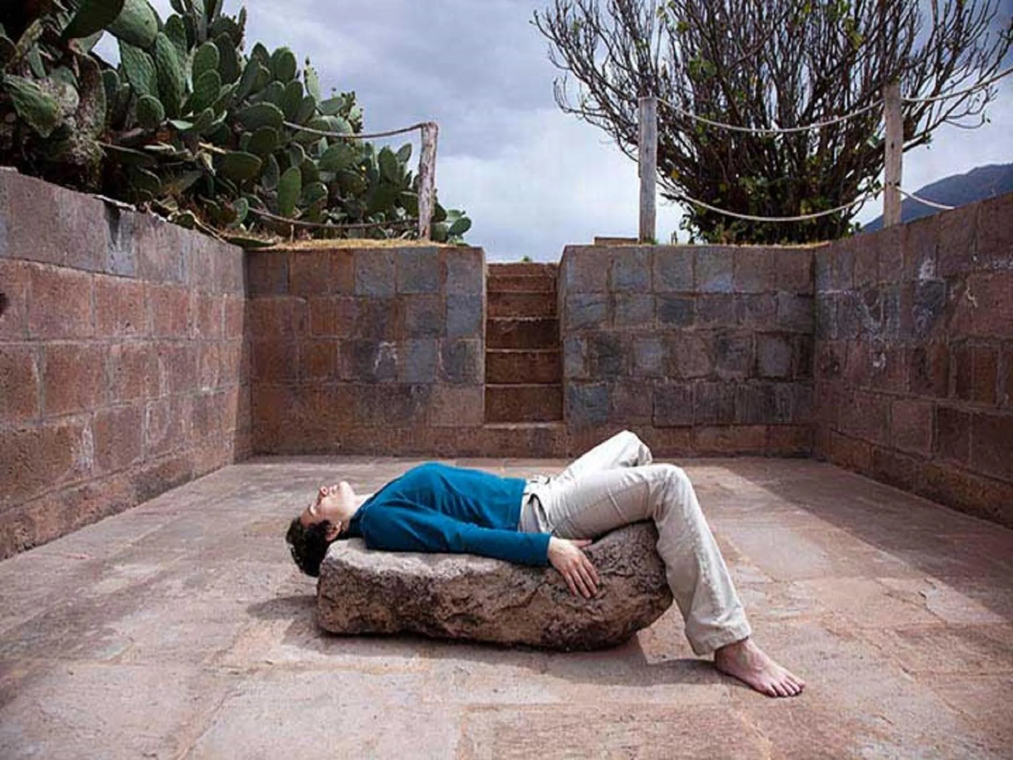 People in San Agustin Monasterio de la Recoleta