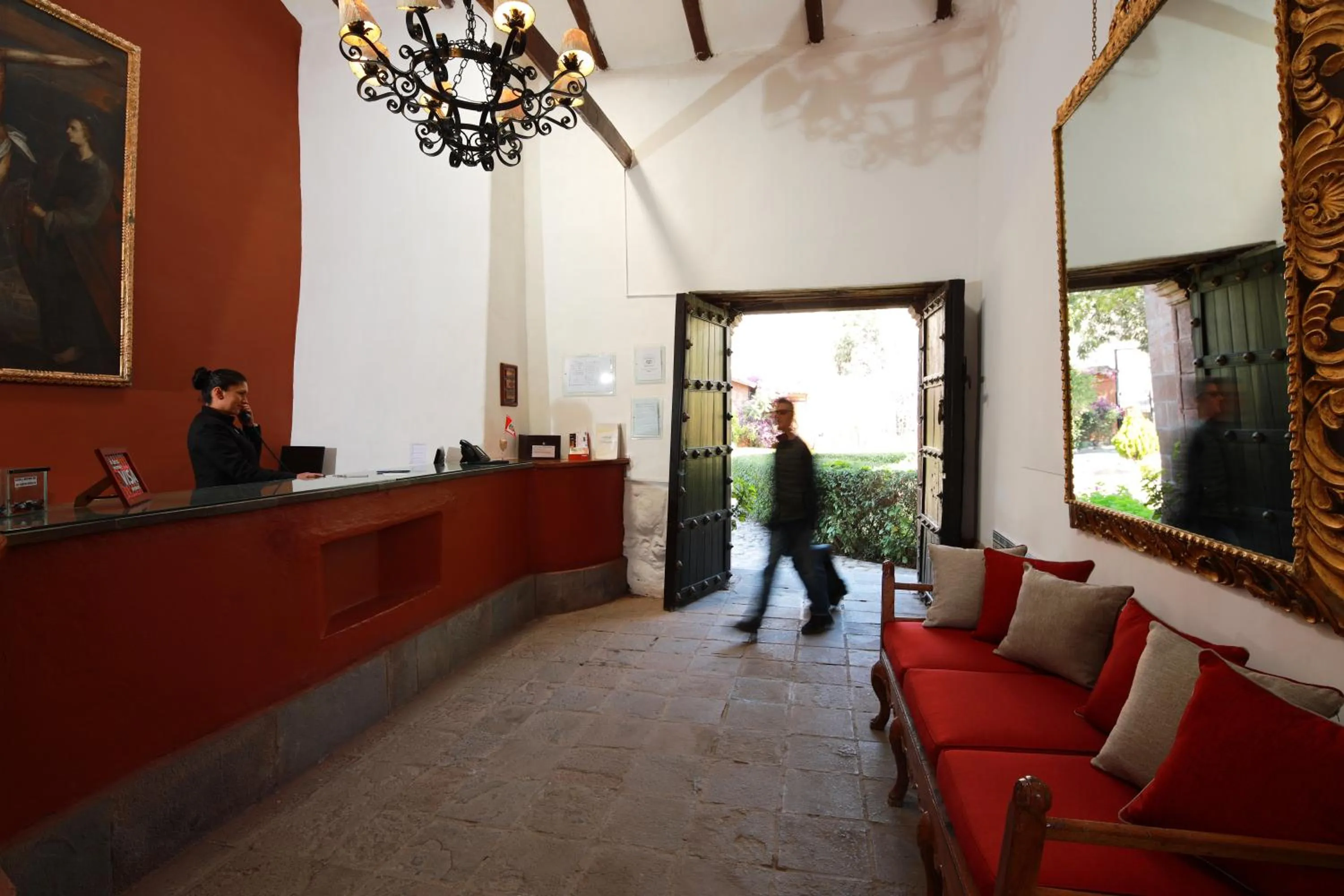 Lobby or reception in San Agustin Monasterio de la Recoleta