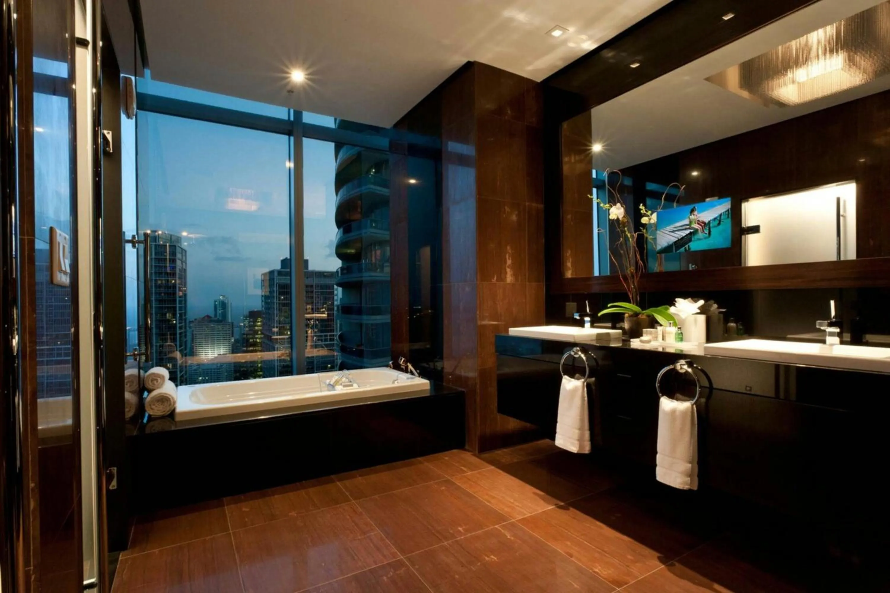 Bathroom in JW Marriott Marquis Miami