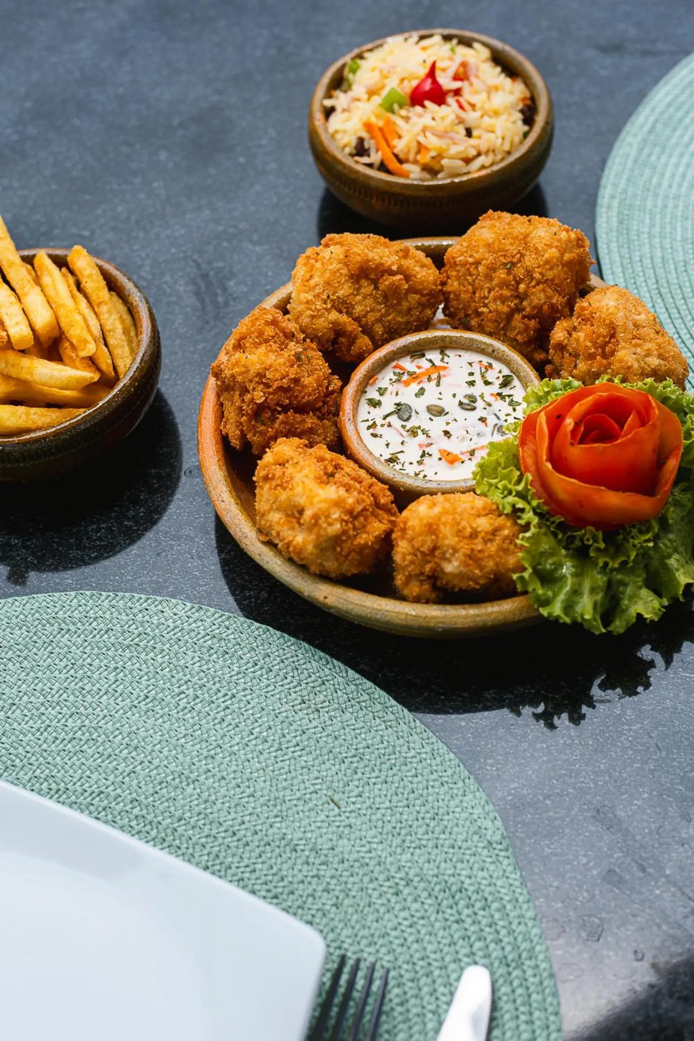 Food and drinks in Baía Branca Porto de Galinhas