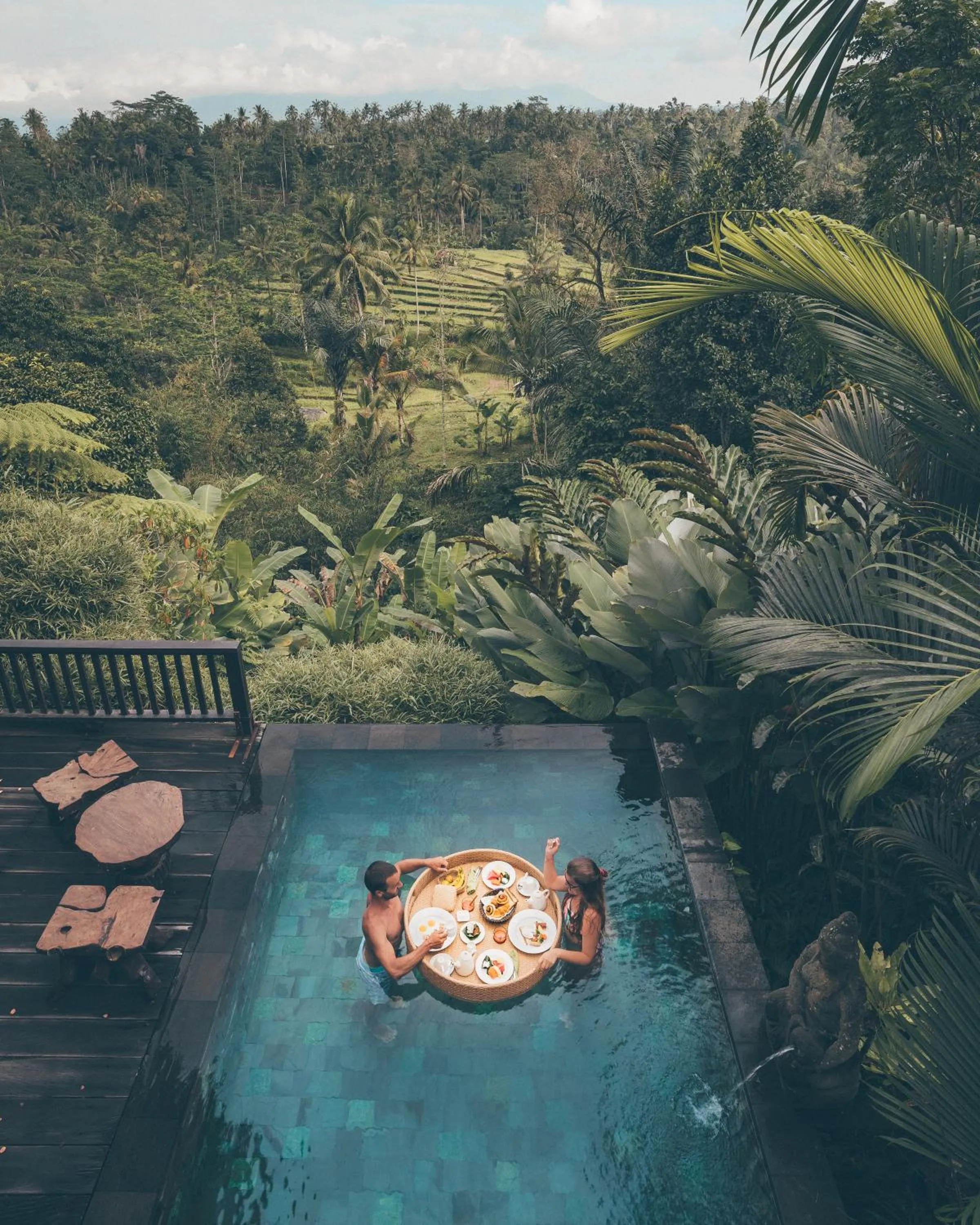 Bird's eye view in Adiwana Dara Ayu Villas