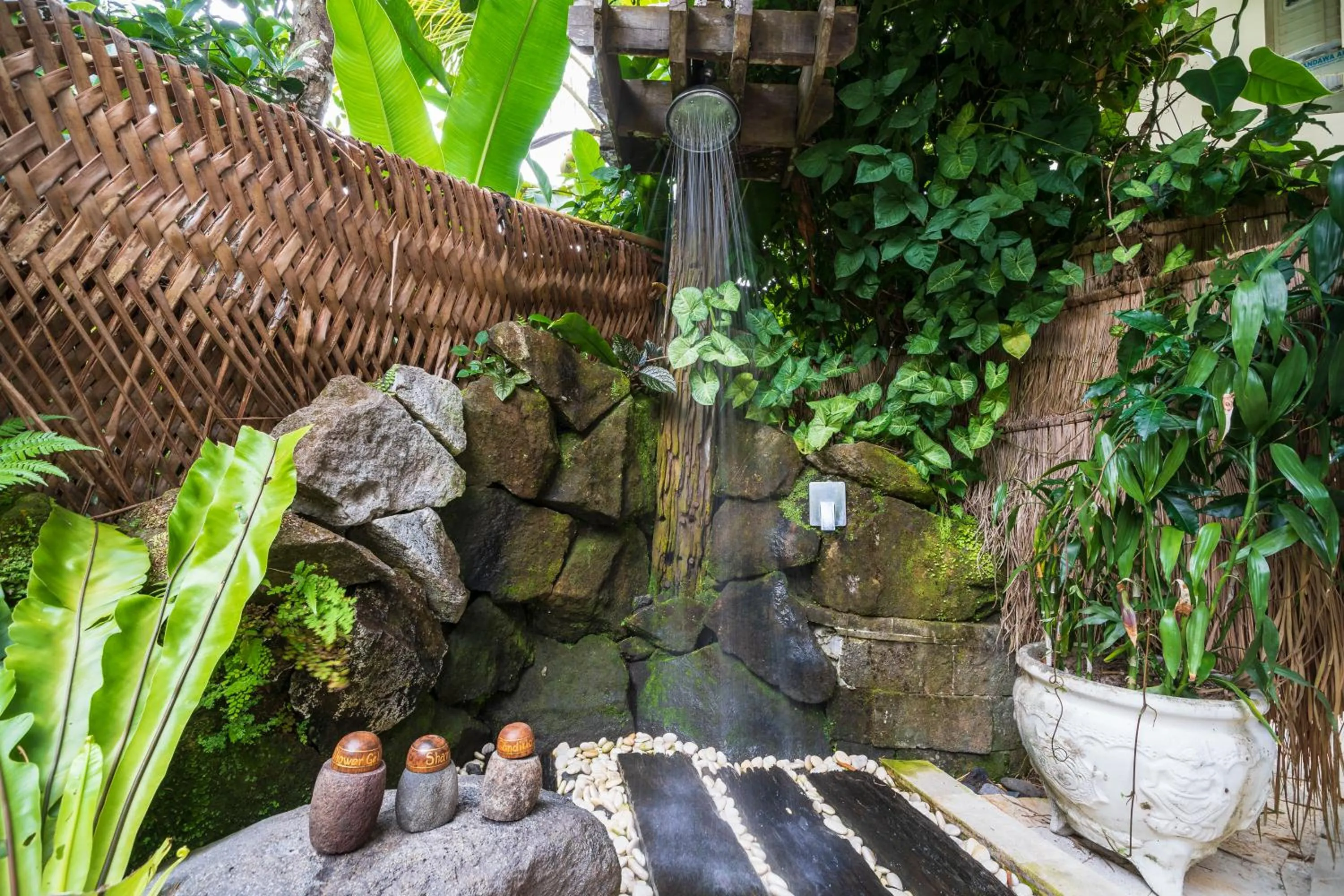 Shower in Adiwana Dara Ayu Villas