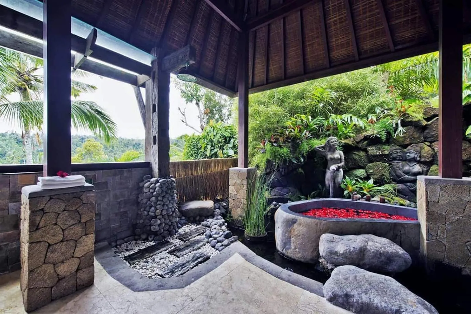 Bathroom in Adiwana Dara Ayu Villas