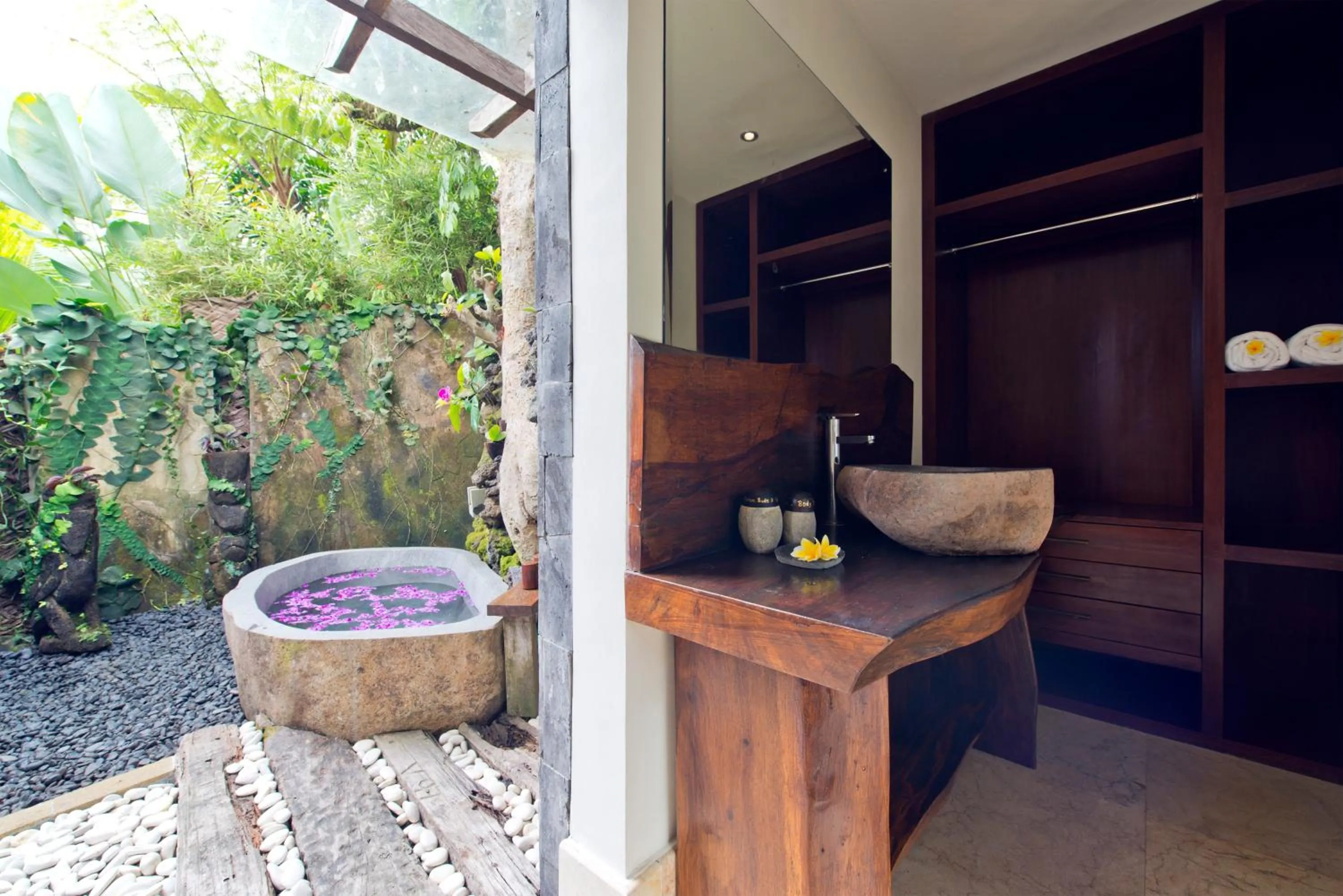 Bathroom in Adiwana Dara Ayu Villas