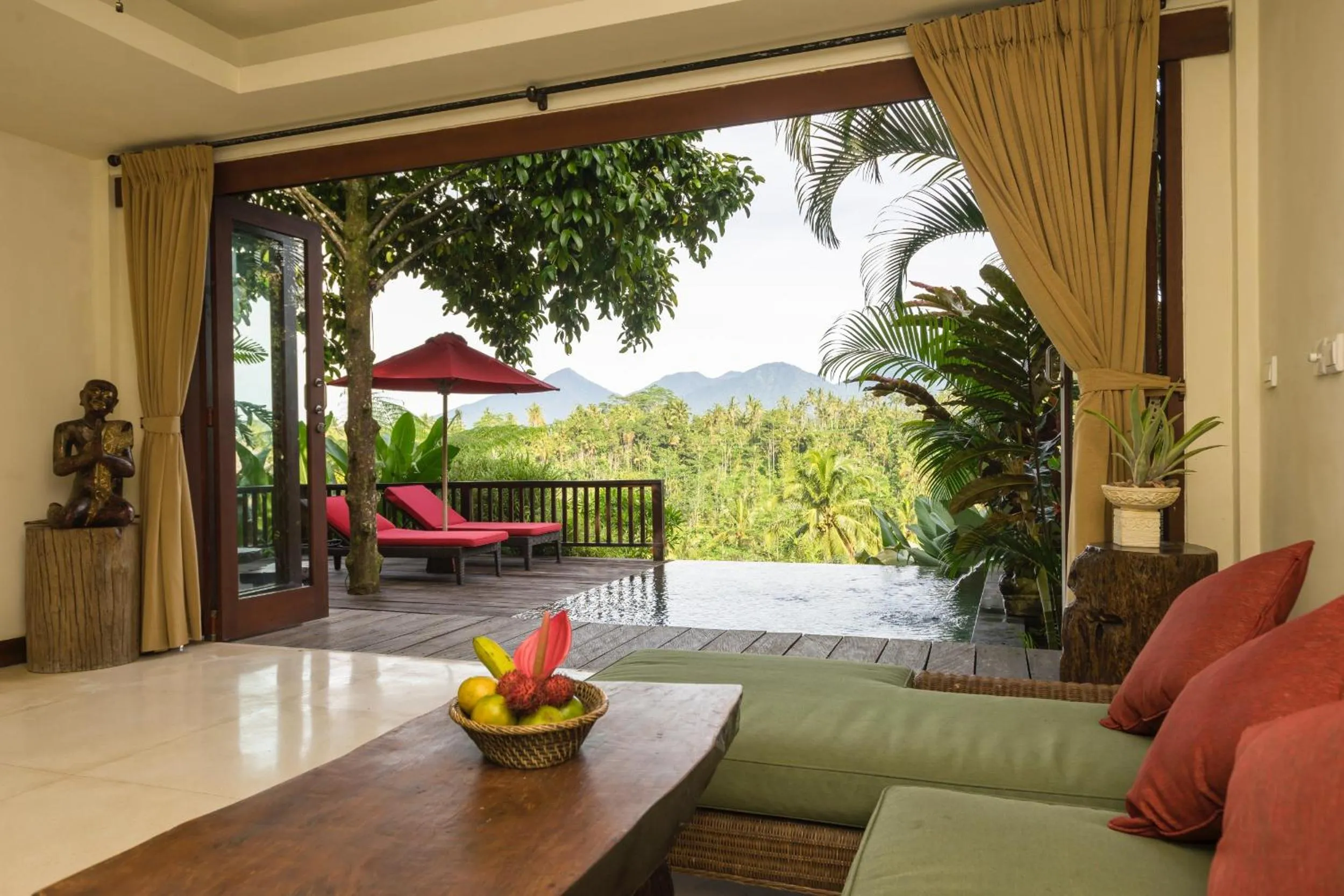 Living room in Adiwana Dara Ayu Villas