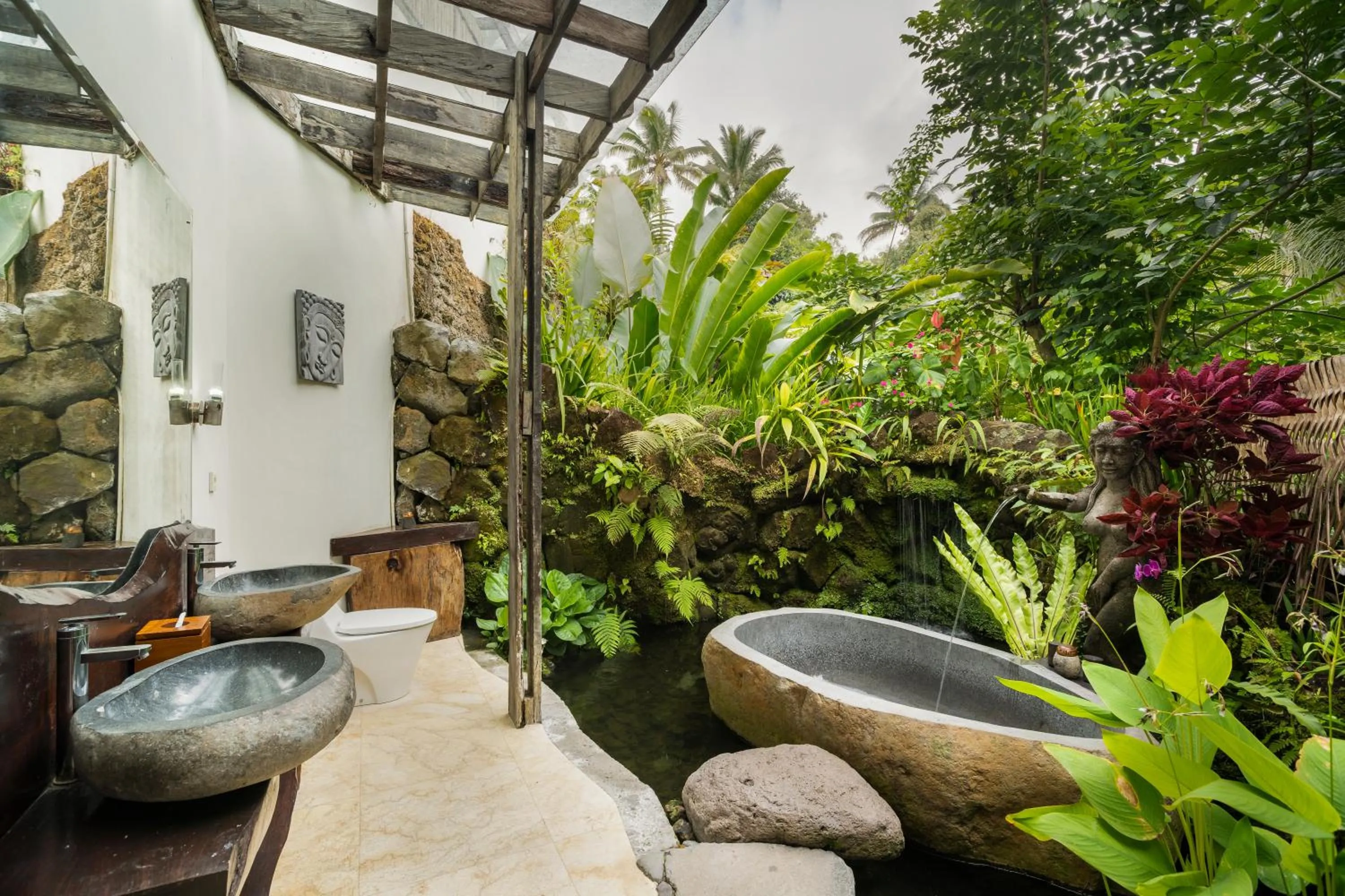 Shower in Adiwana Dara Ayu Villas