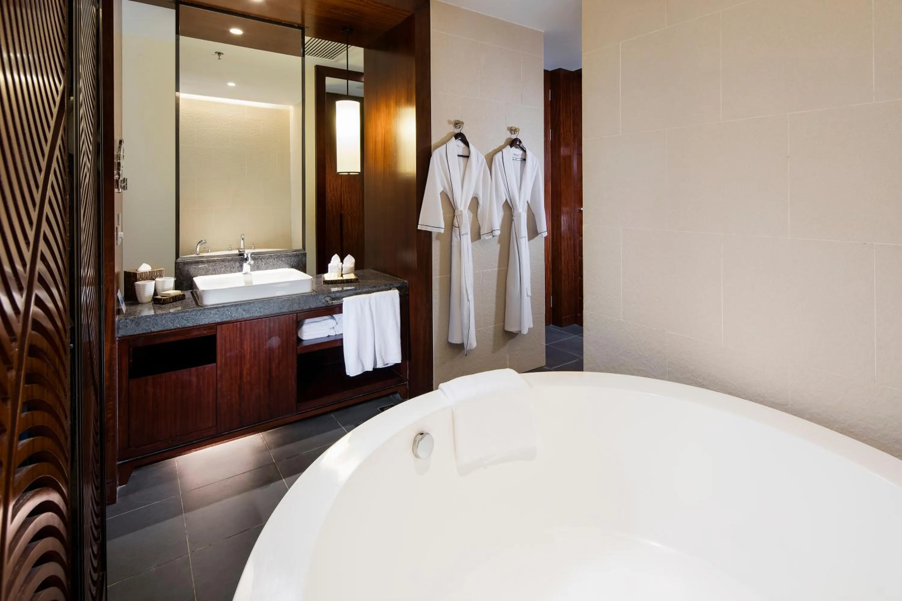 Bathroom in Hilton Sanya Yalong Bay Resort & Spa