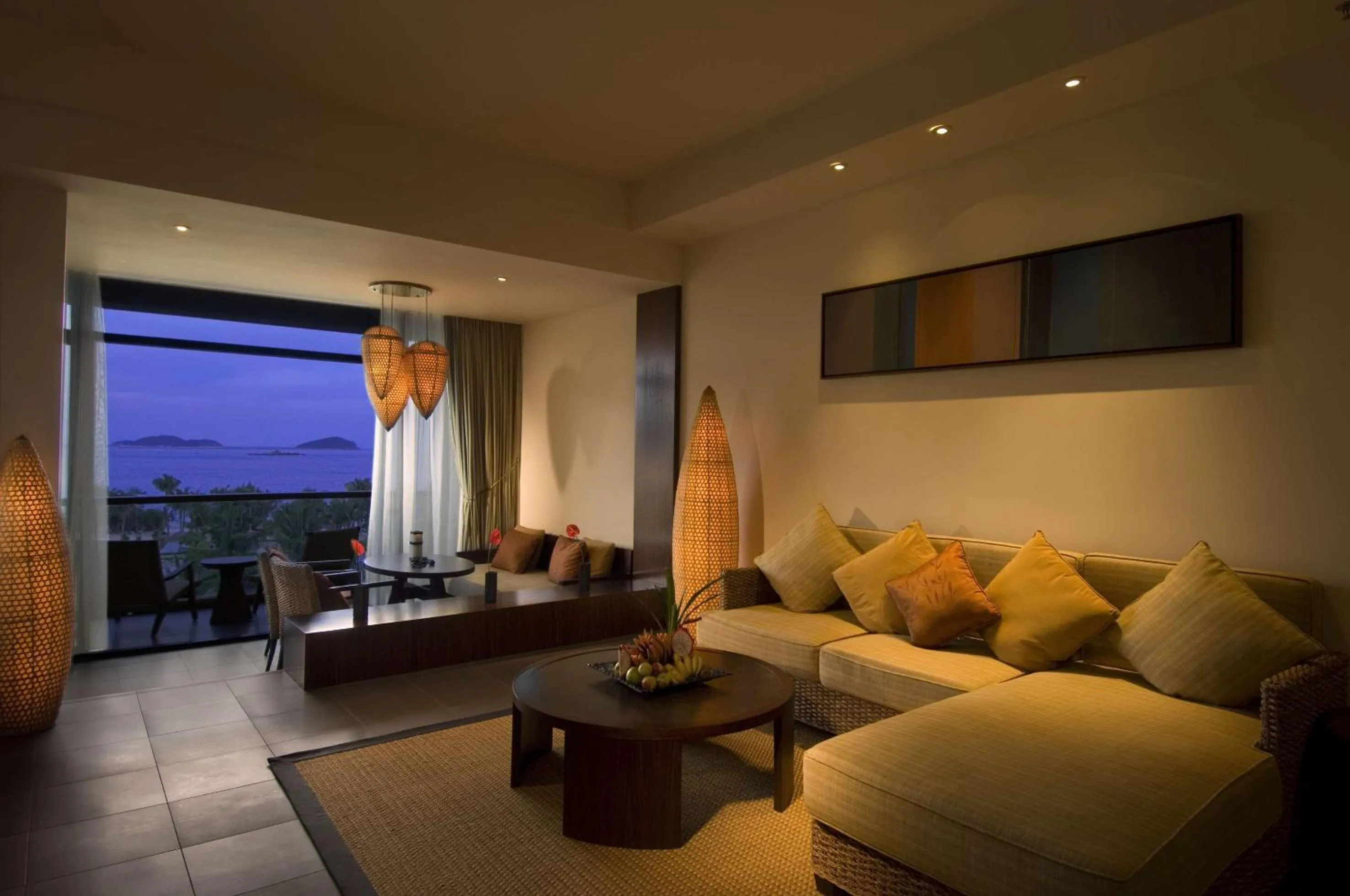 Living room in Hilton Sanya Yalong Bay Resort & Spa