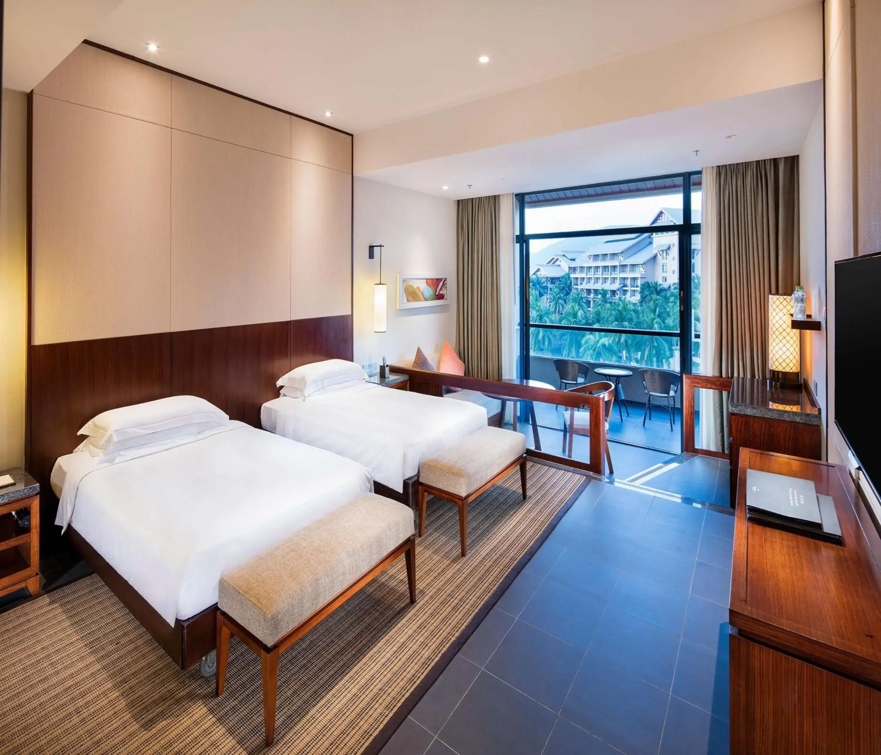 Deluxe Twin Room with Ocean View - single occupancy in Hilton Sanya Yalong Bay Resort & Spa Deluxe Twin Room with Ocean View - single occupancy in Hilton Sanya Yalong Bay Resort & Spa