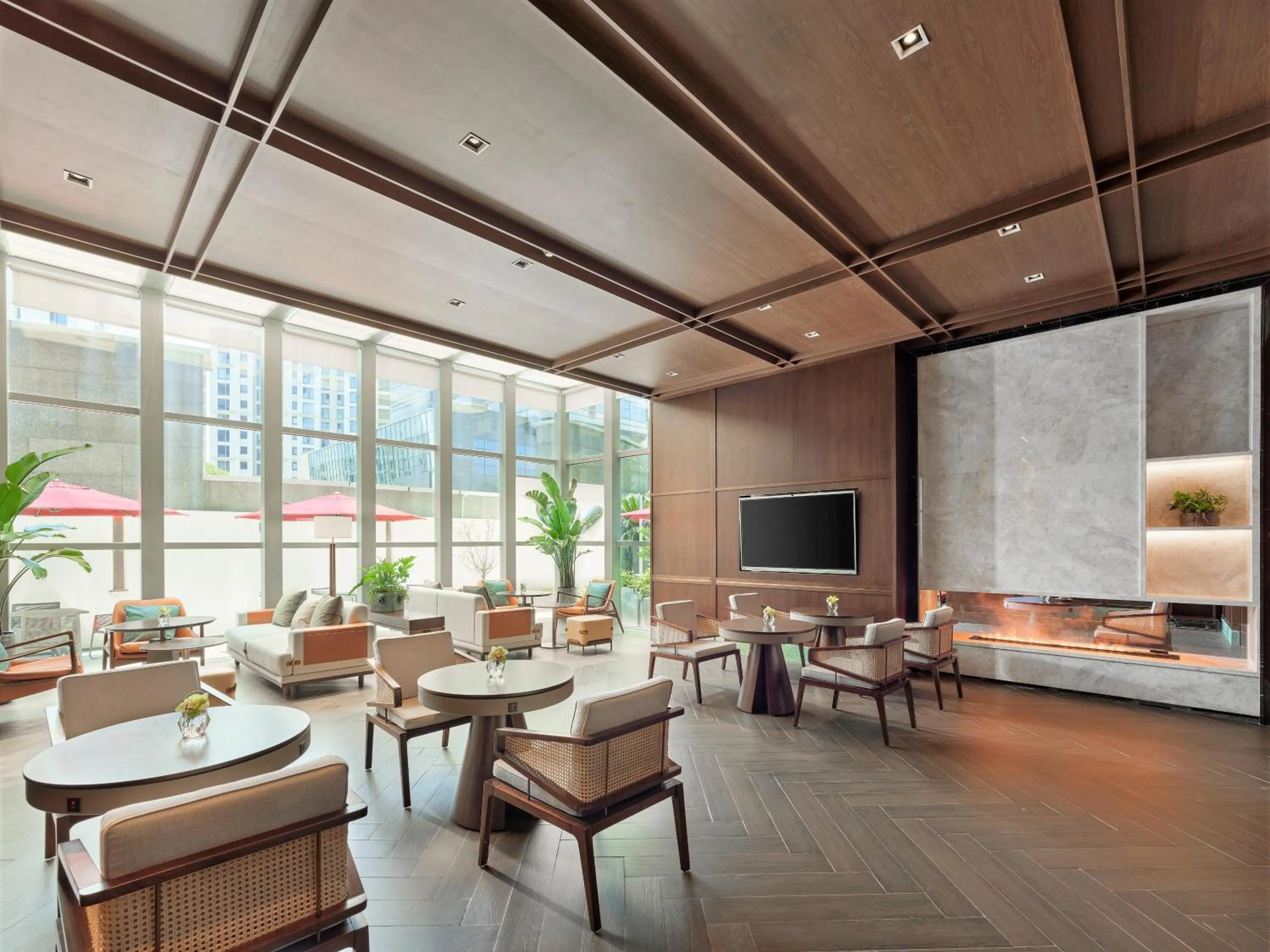 Property building in Hilton Shanghai Hongqiao