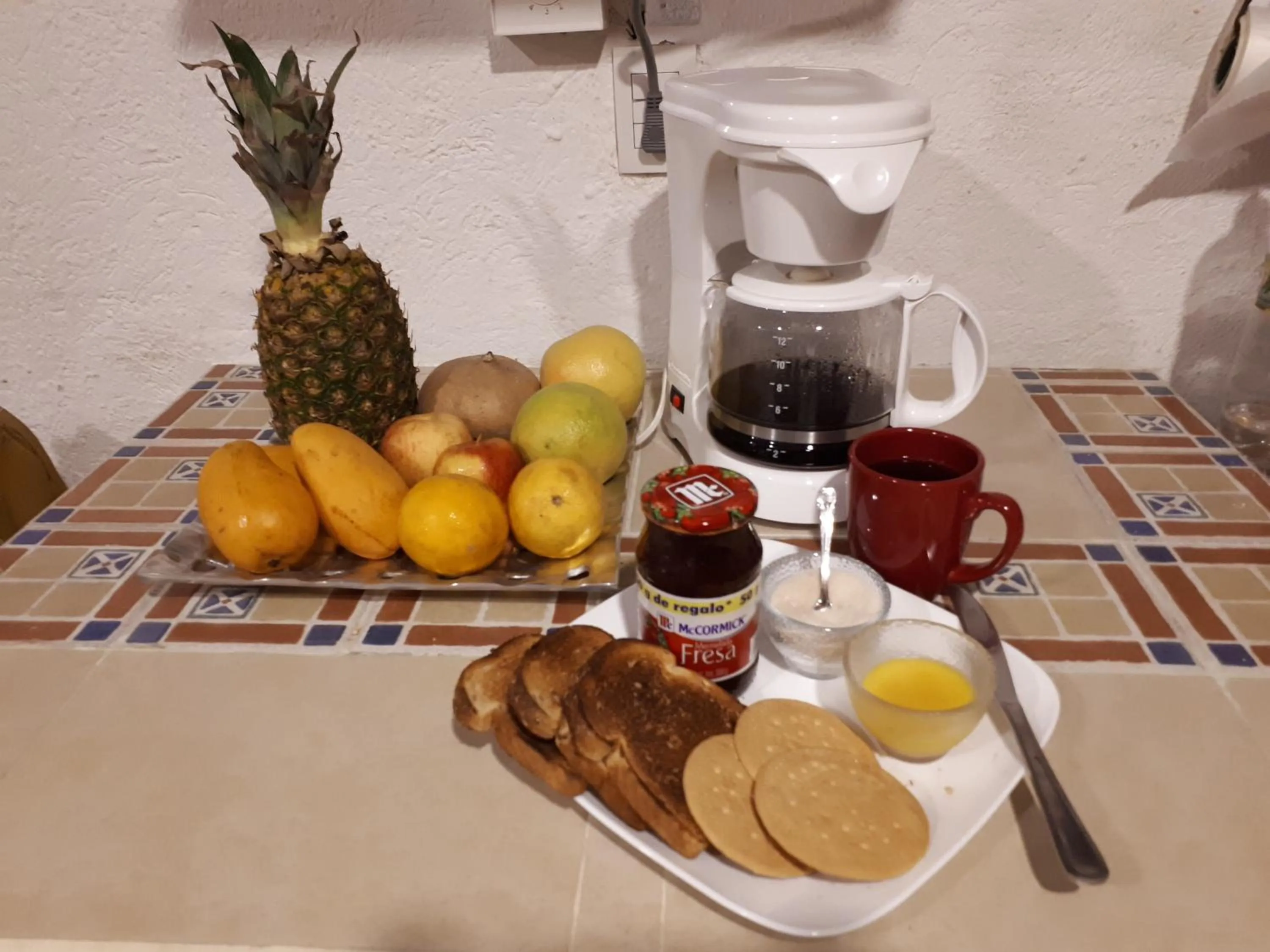 Food close-up in Casa Nona Azul