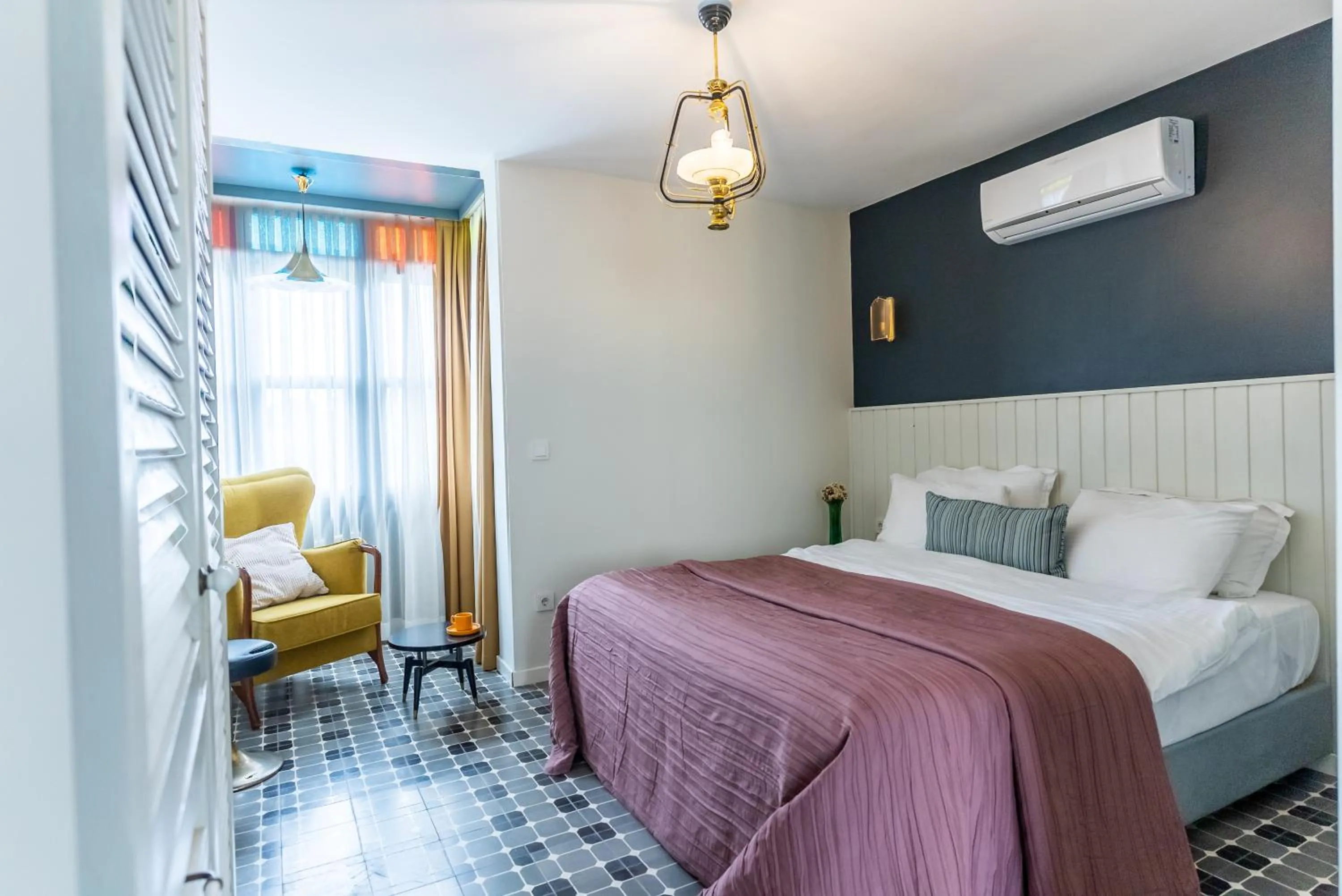 Bed in Hotel Pop Alaçatı