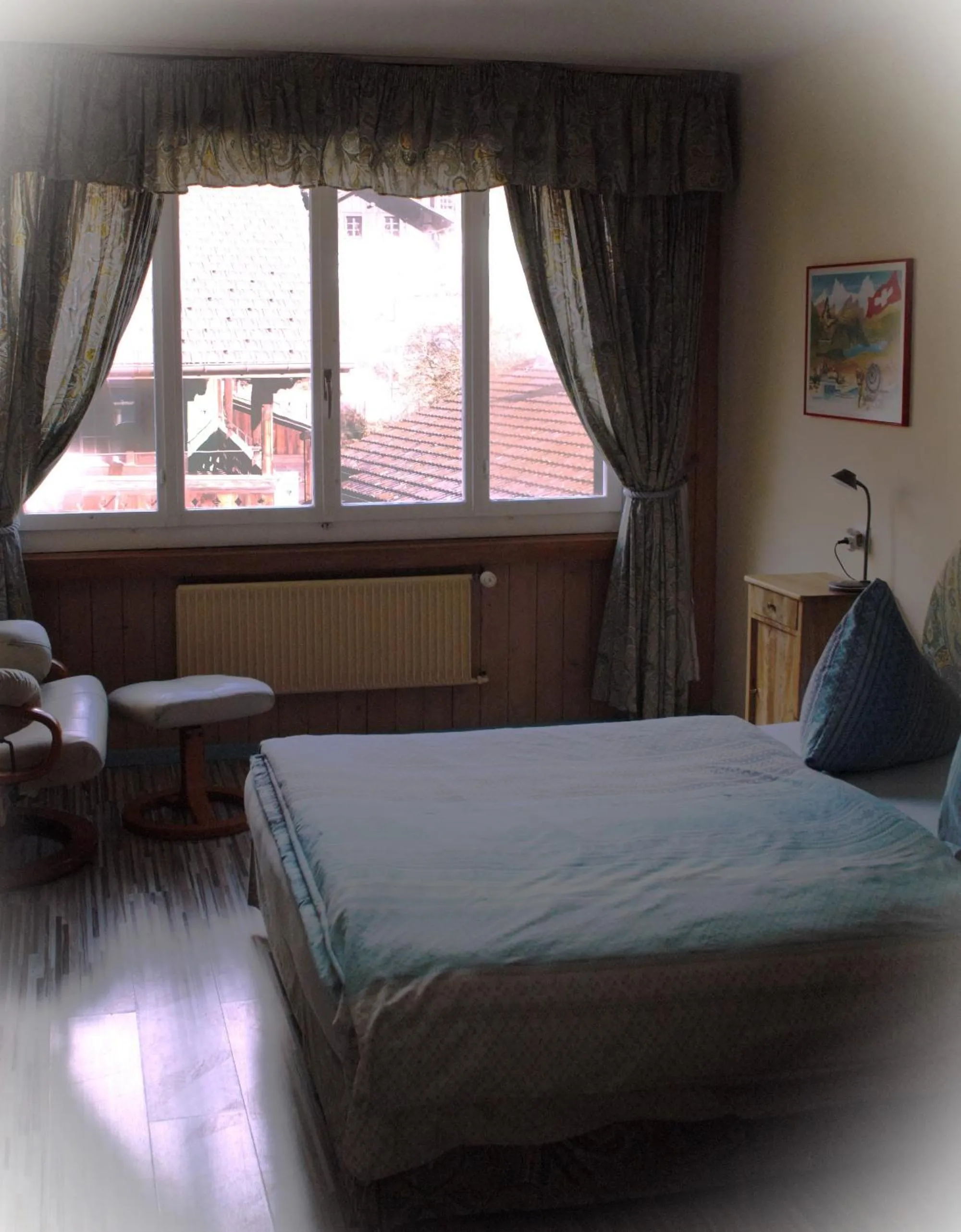 Bed in Seehotel Bären