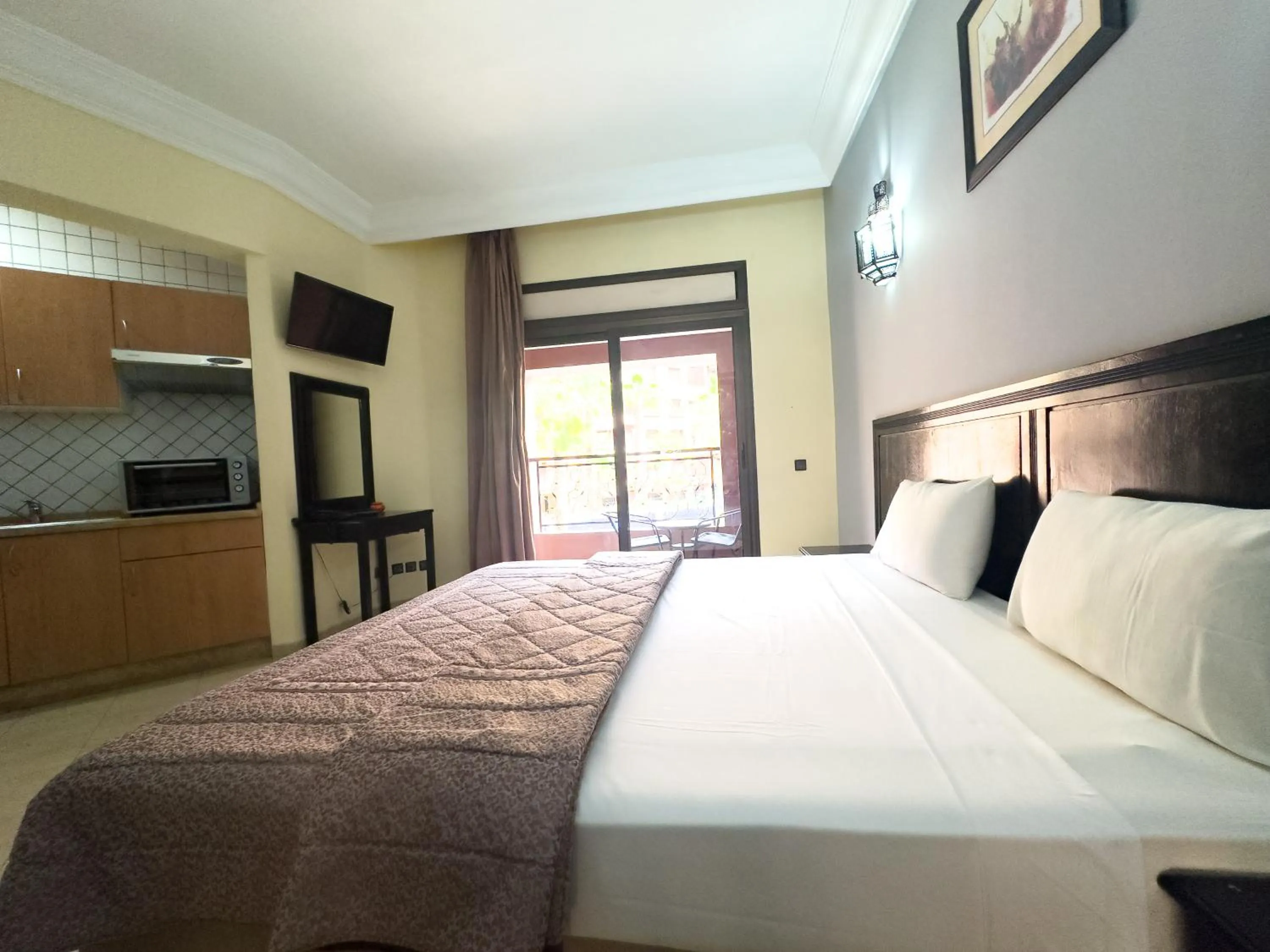 Bed in Mogador Menzah Appart Hôtel