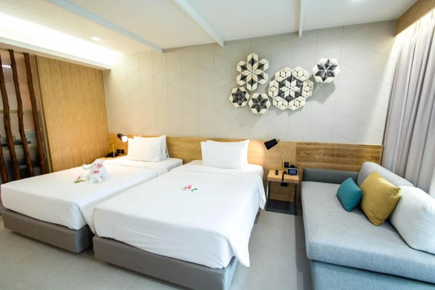 Bed in Andaman Cannacia Resort & Spa - SHA Extra Plus