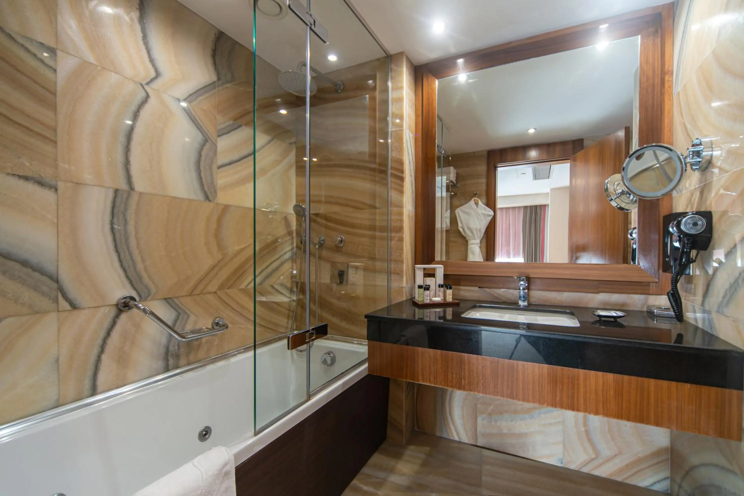 Bathroom in Crowne Plaza Istanbul Harbiye by IHG