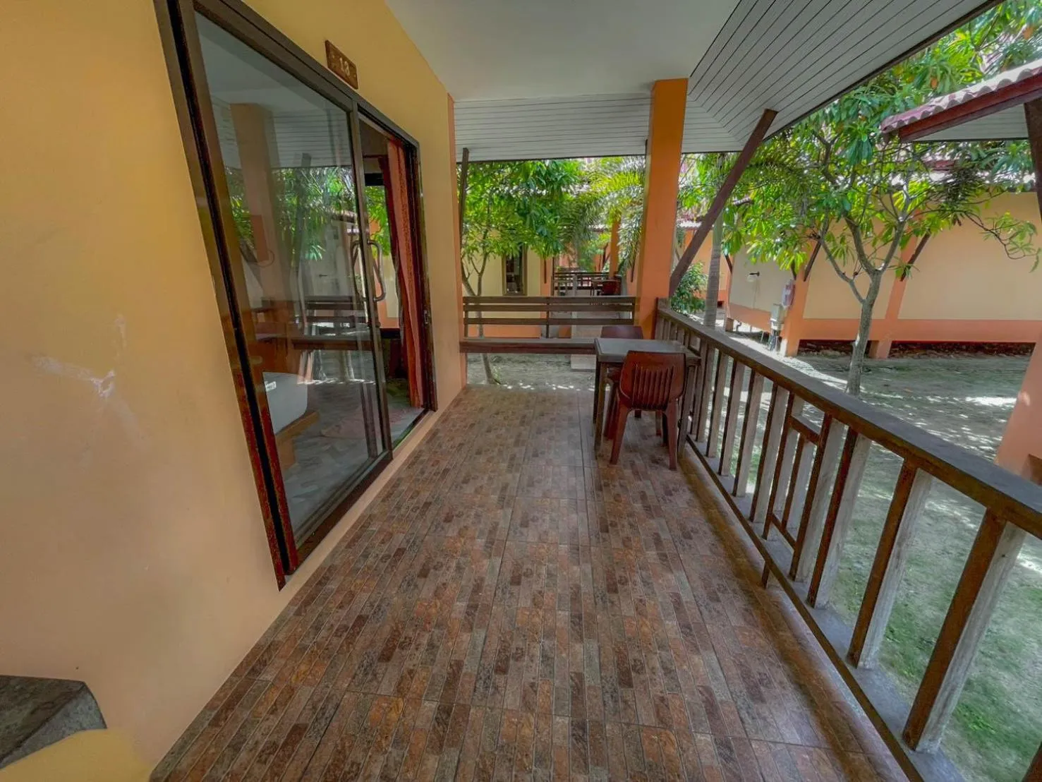 Balcony/Terrace in Kaibae Hut Resort