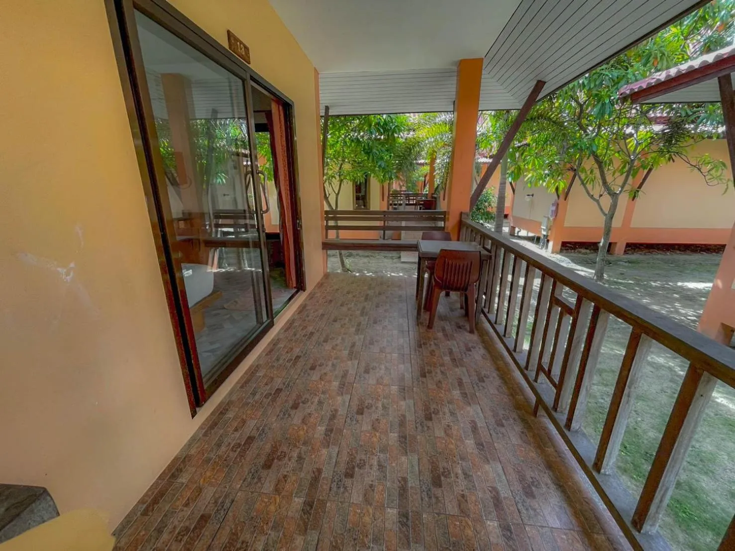 Balcony/Terrace in Kaibae Hut Resort