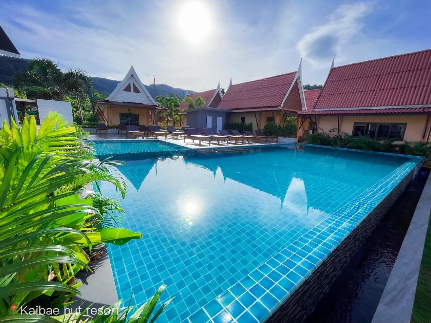 Swimming pool in Kaibae Hut Resort