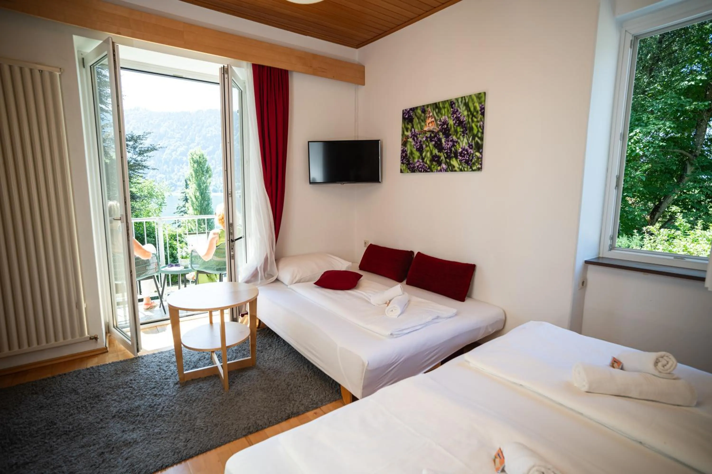 Bedroom, Bed in Villa Marienhof