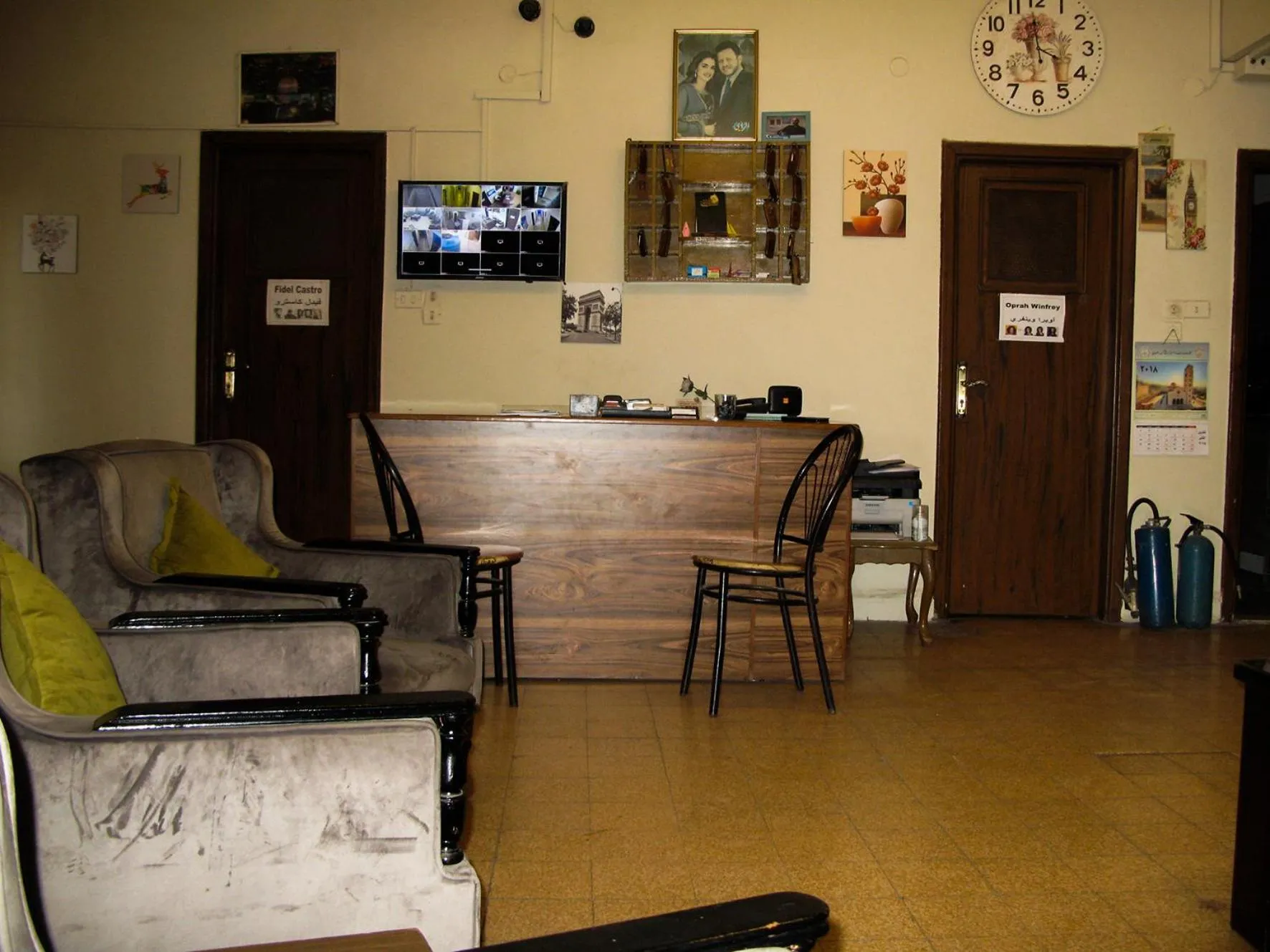 Lobby or reception in Cliff Hostel