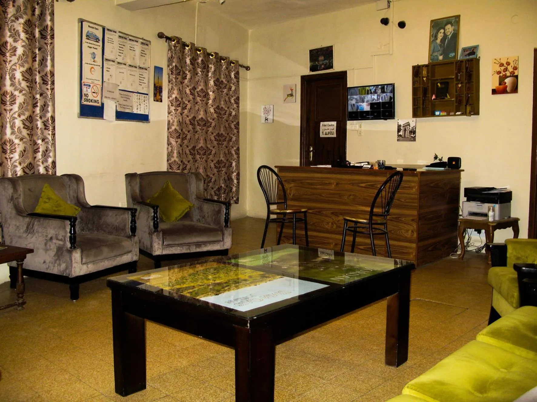 Lobby or reception in Cliff Hostel