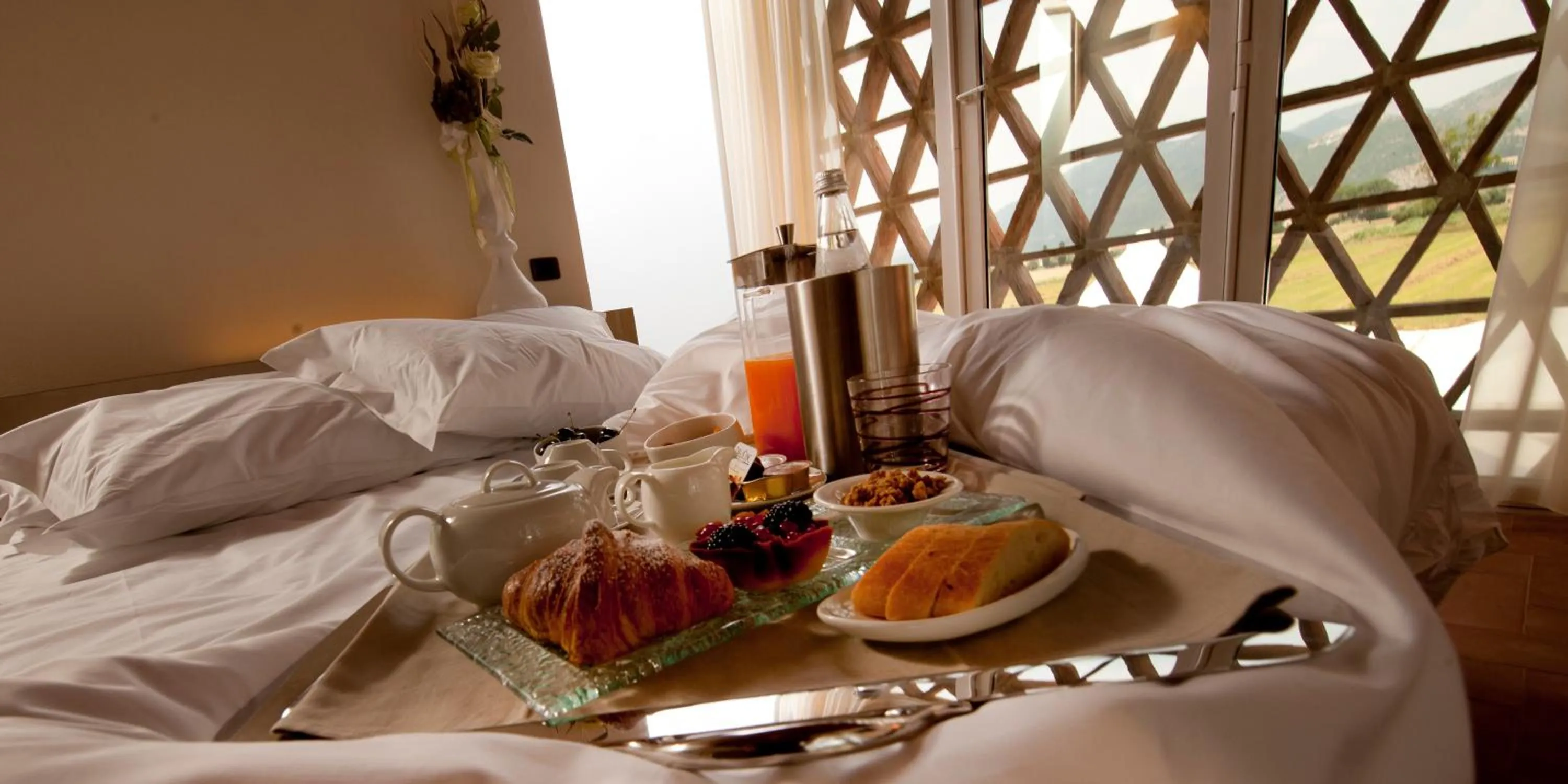 Bed in Locanda Sant'Agata