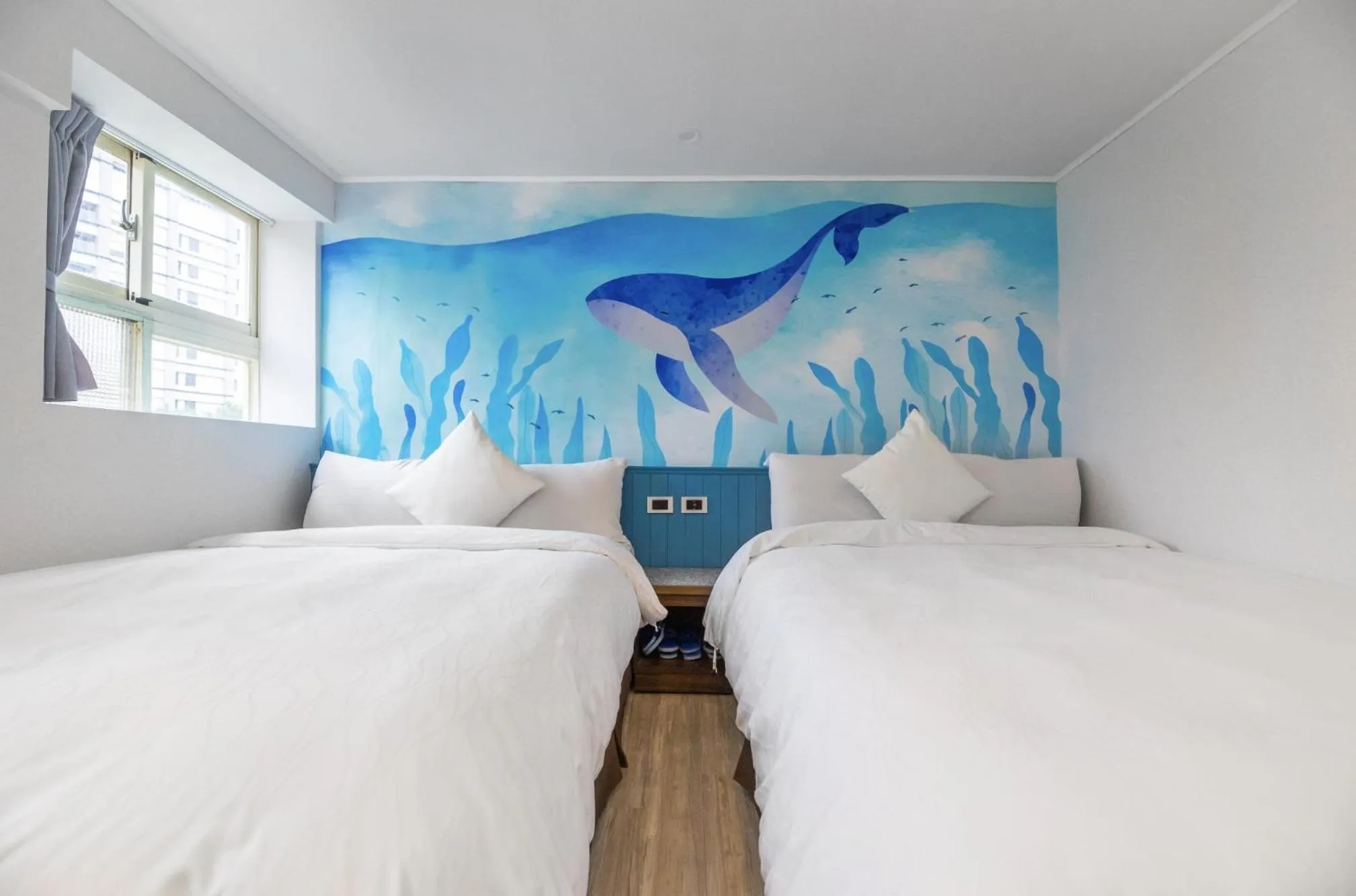 Bed in King Hot Spring Hotel