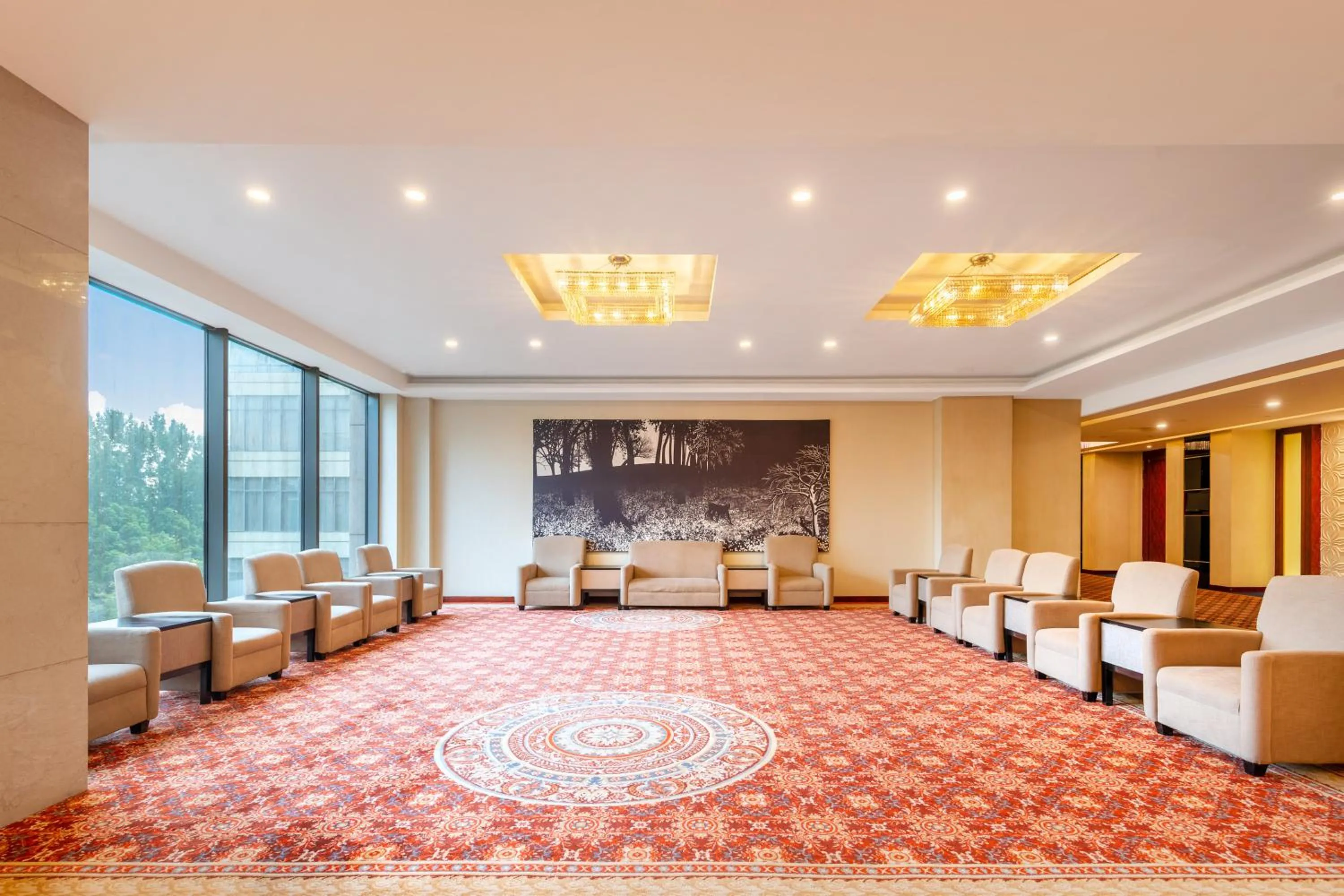 Communal lounge/ TV room in DoubleTree By Hilton Wuxi