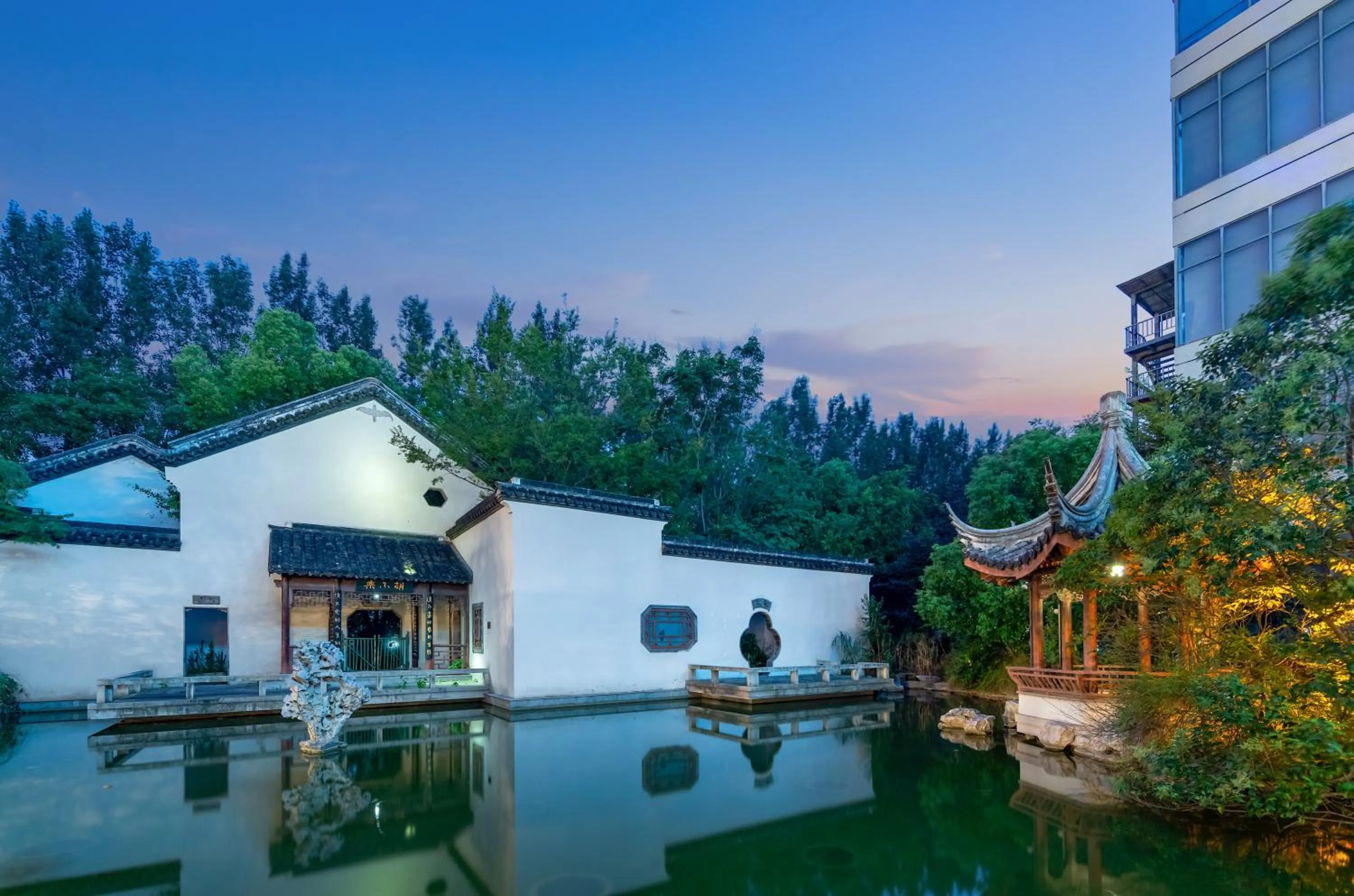 Garden view in DoubleTree By Hilton Wuxi