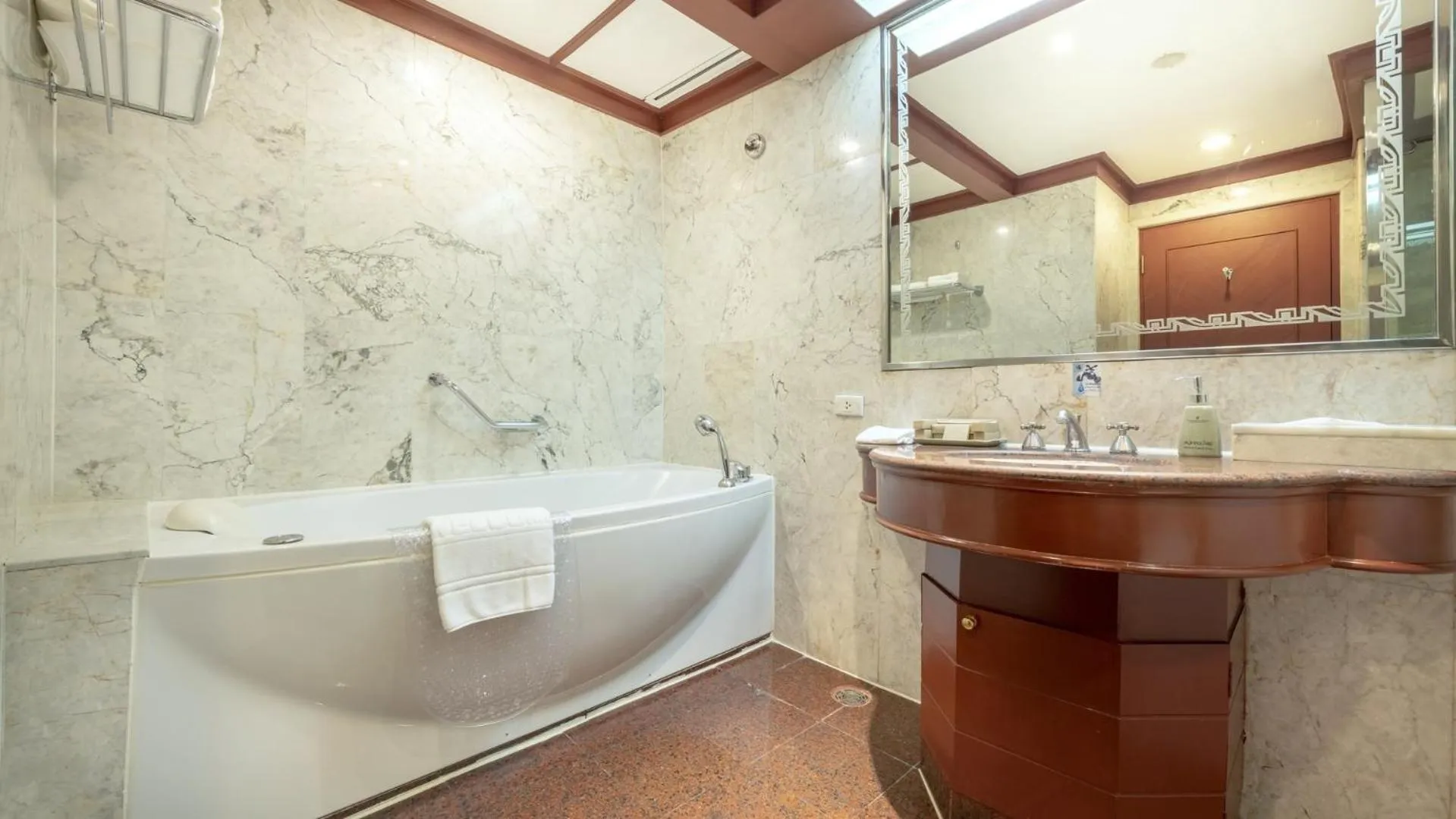 Bathroom in Ramada by Wyndham Bangkok Chaophya Park