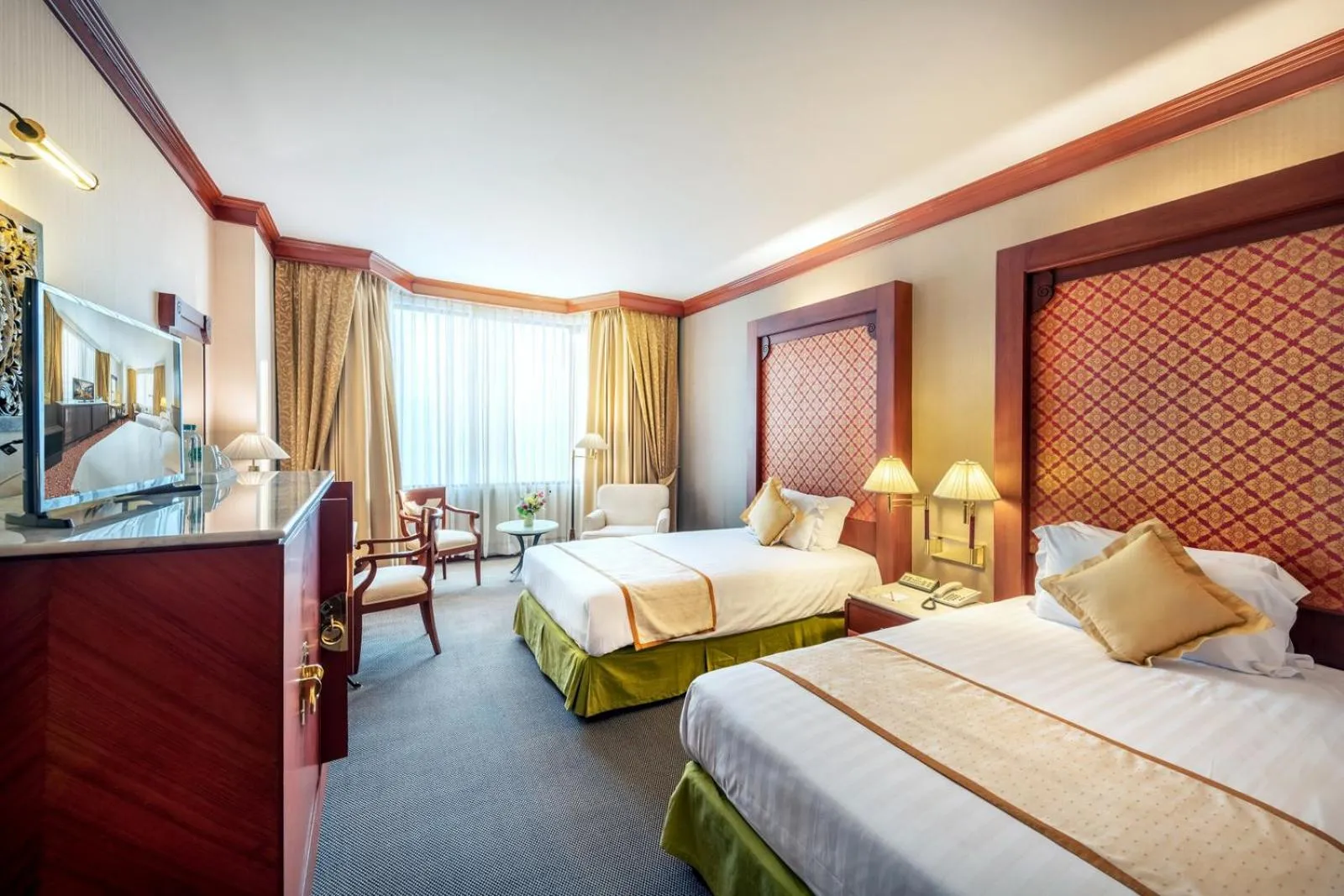 Bed in Ramada by Wyndham Bangkok Chaophya Park