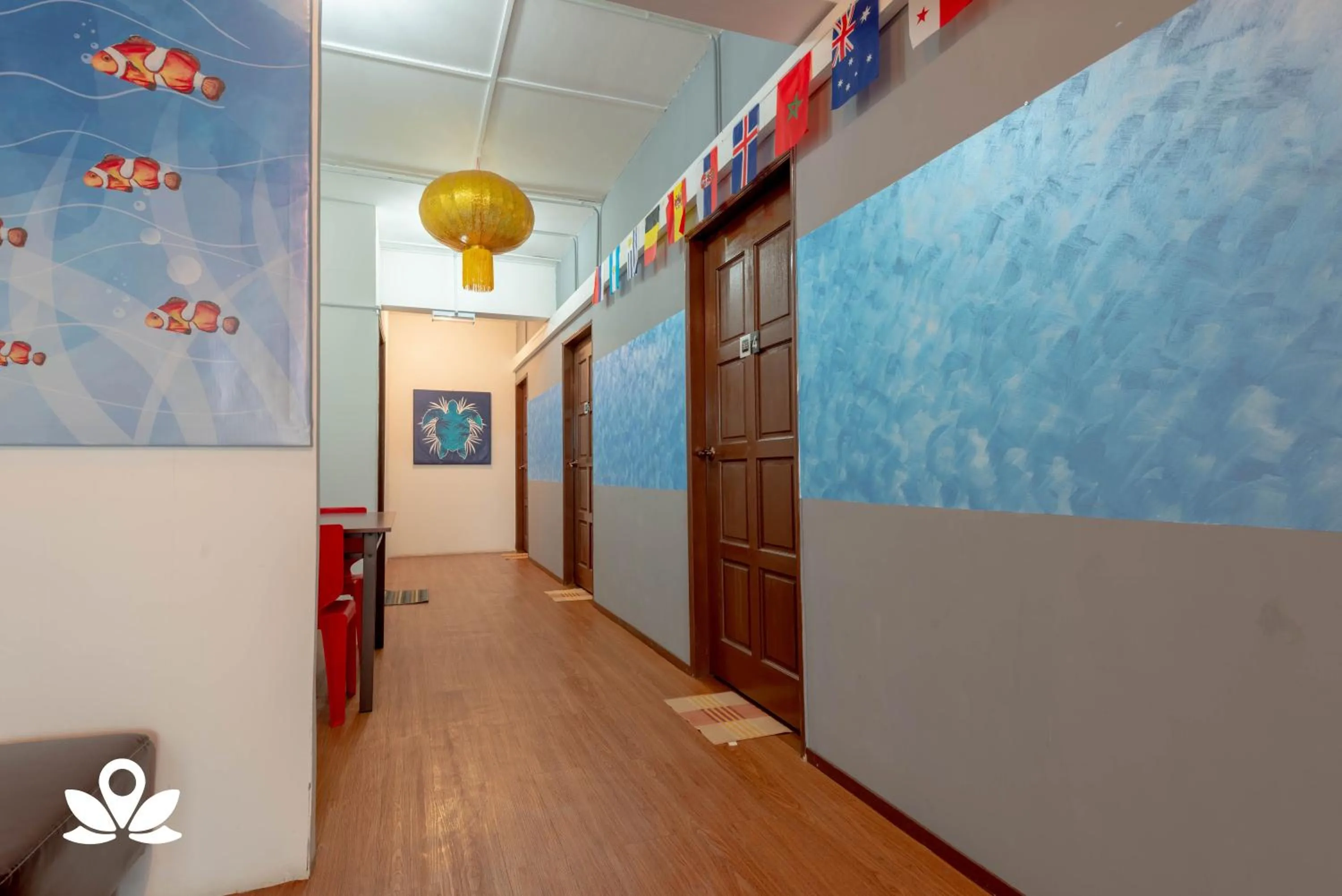 Floor plan in Island Backpackers