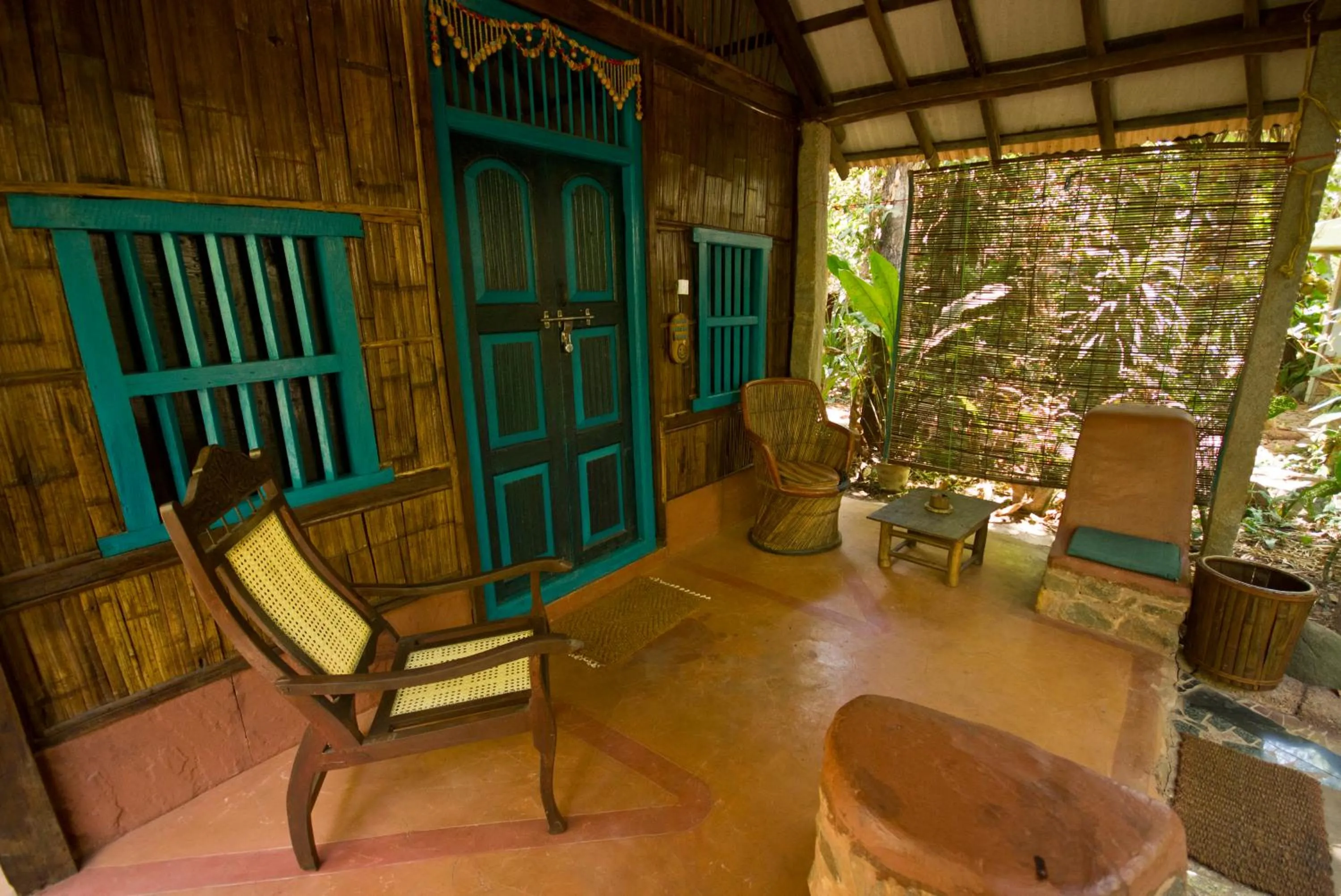 Patio in Bhakti Kutir