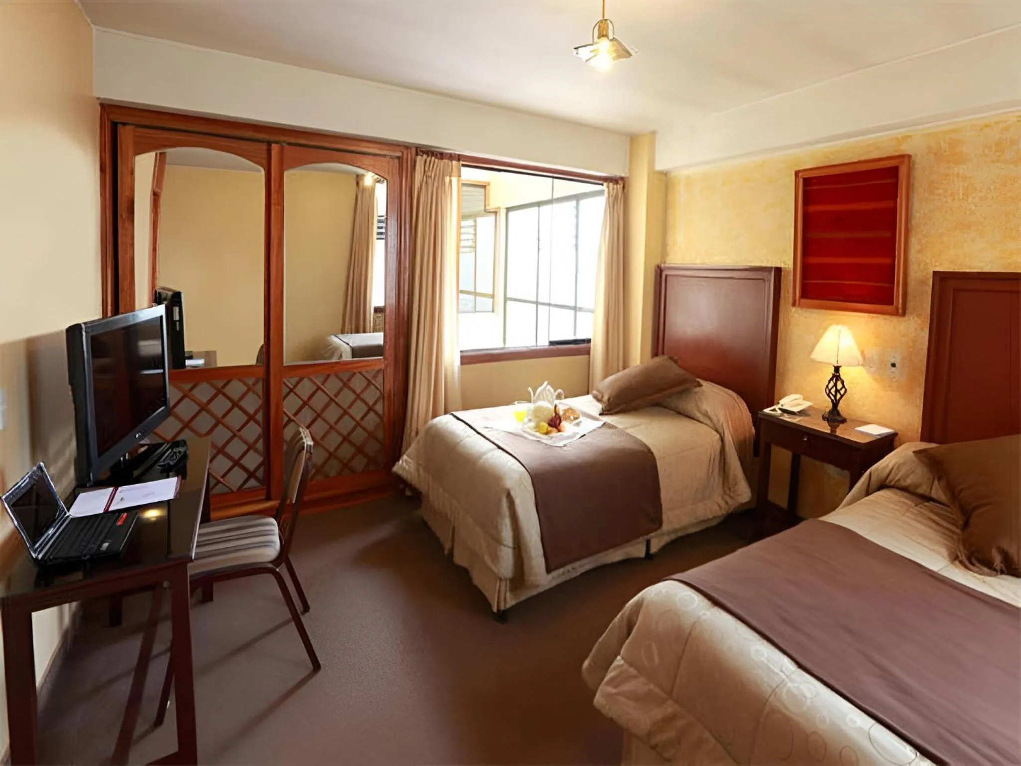 Bed in Hotel El Puma