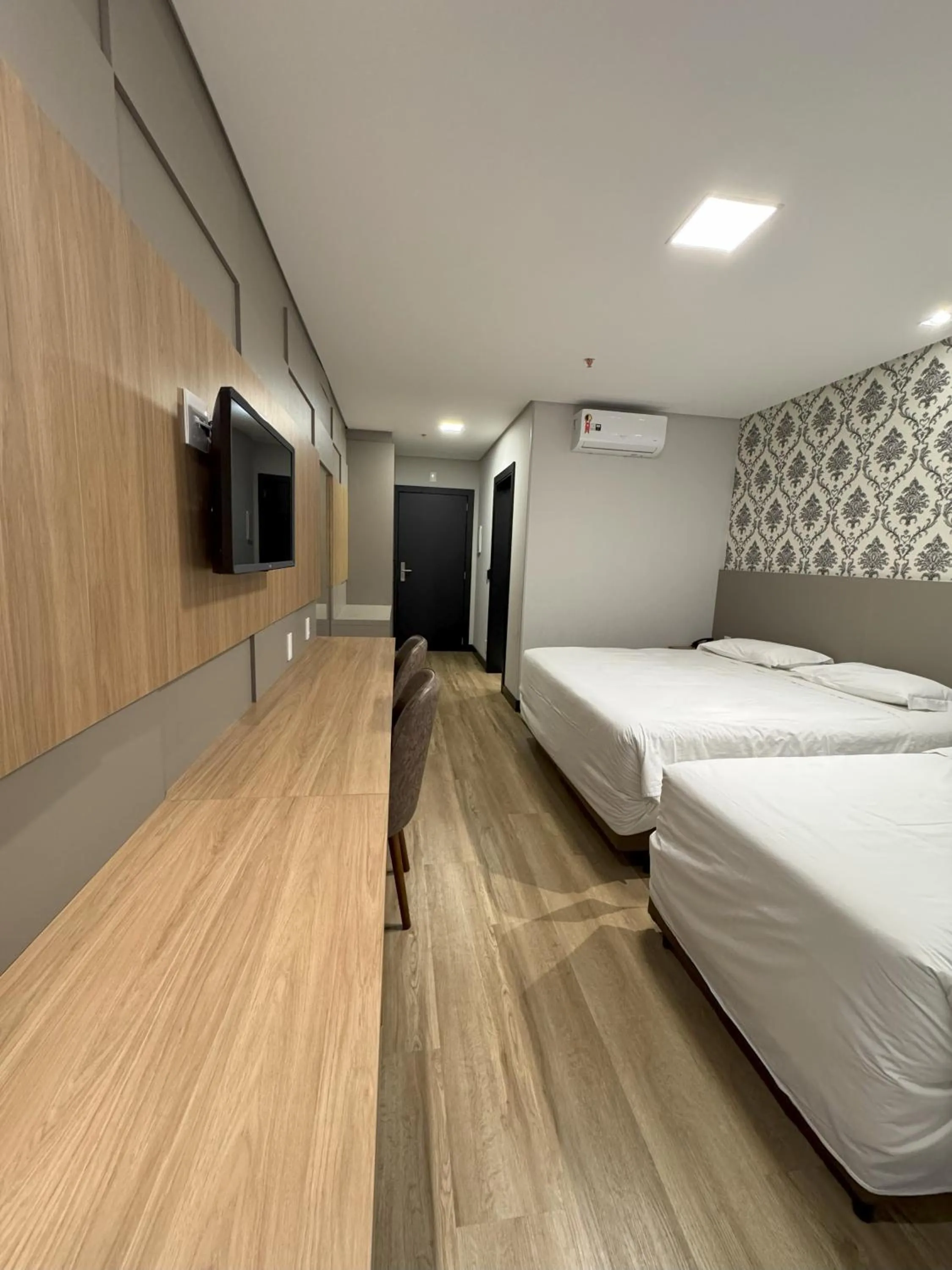 Bed in Hotel das Américas