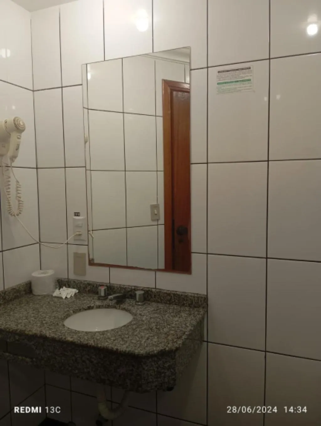 Bathroom in Hotel das Américas