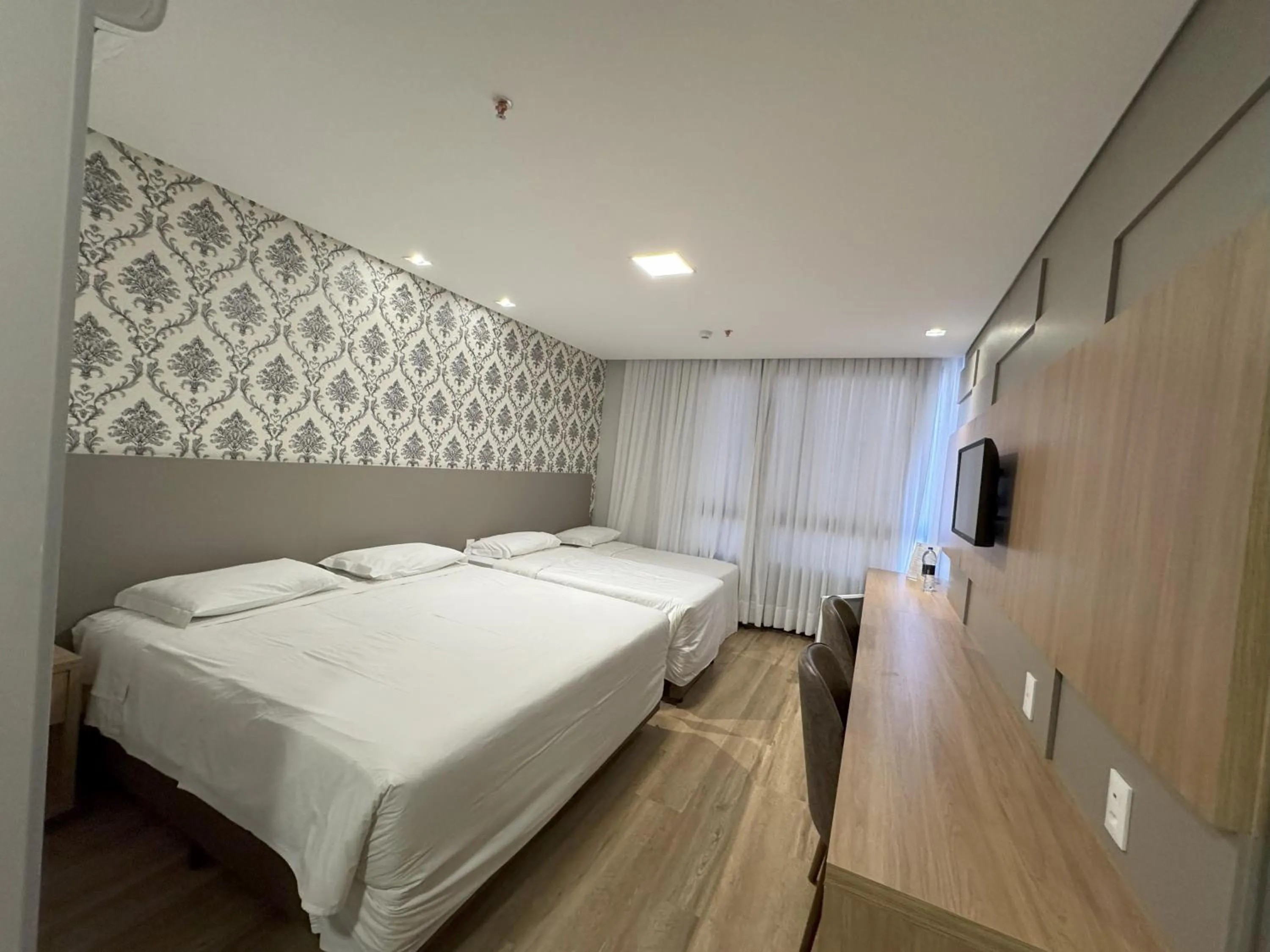 Bed in Hotel das Américas