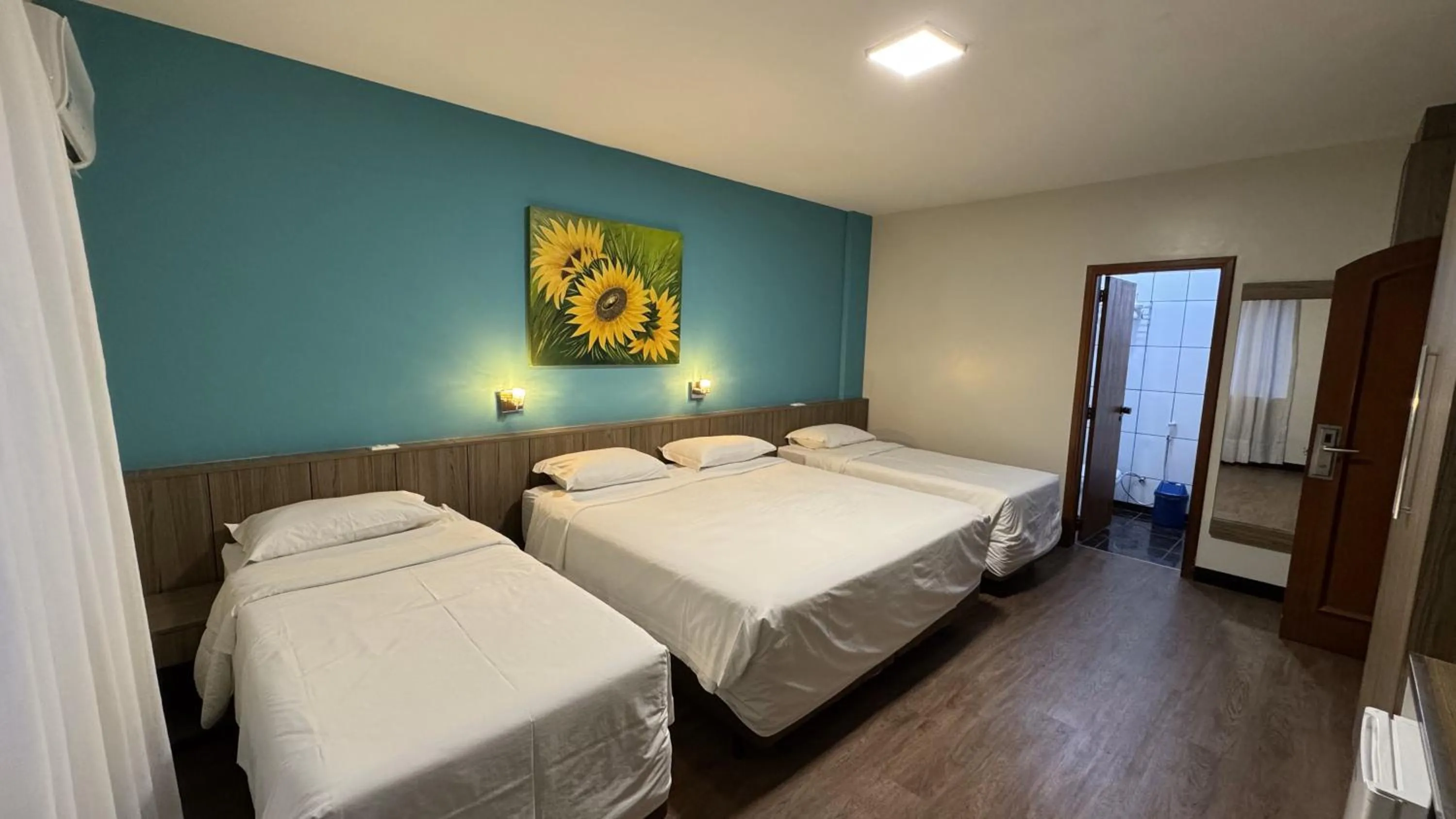 Bed in Hotel das Américas