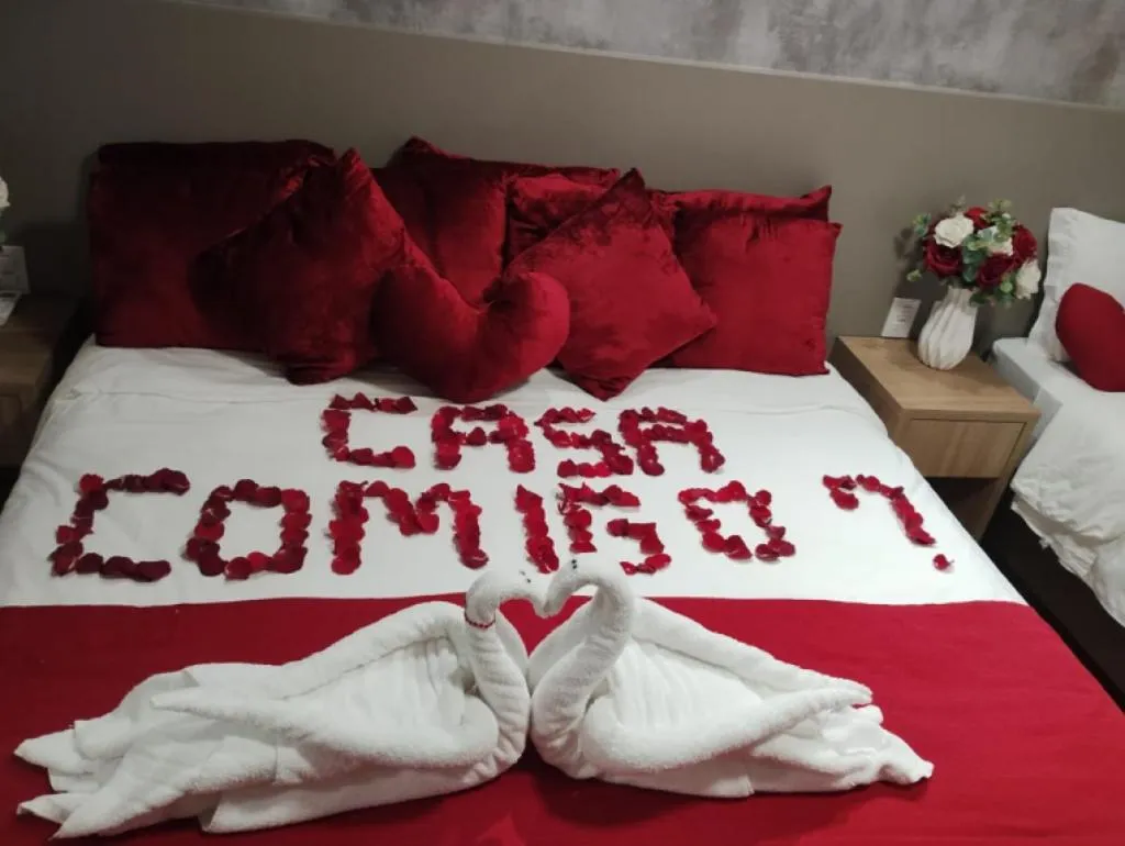 Bedroom, Bed in Hotel das Américas