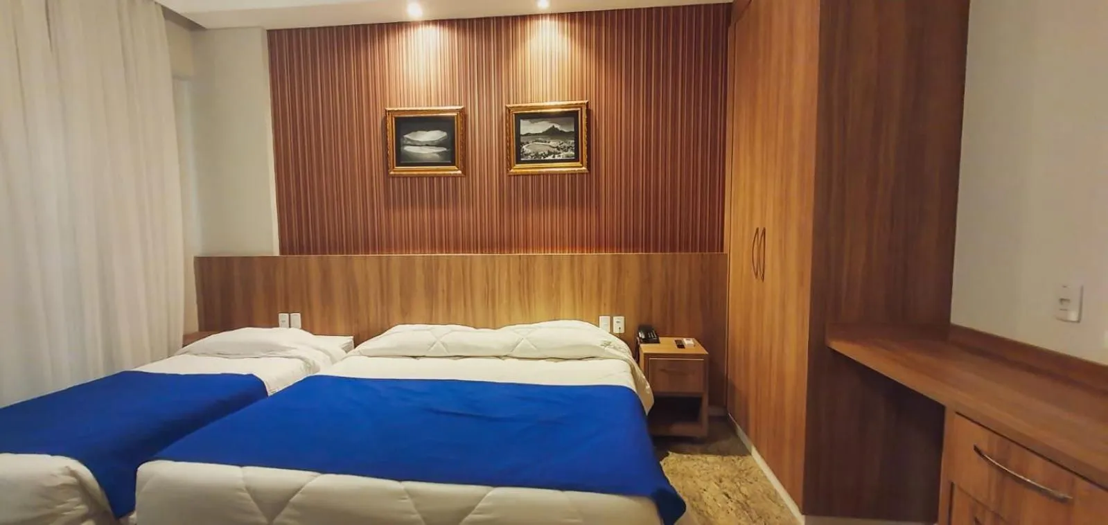 Bed in Hotel das Américas