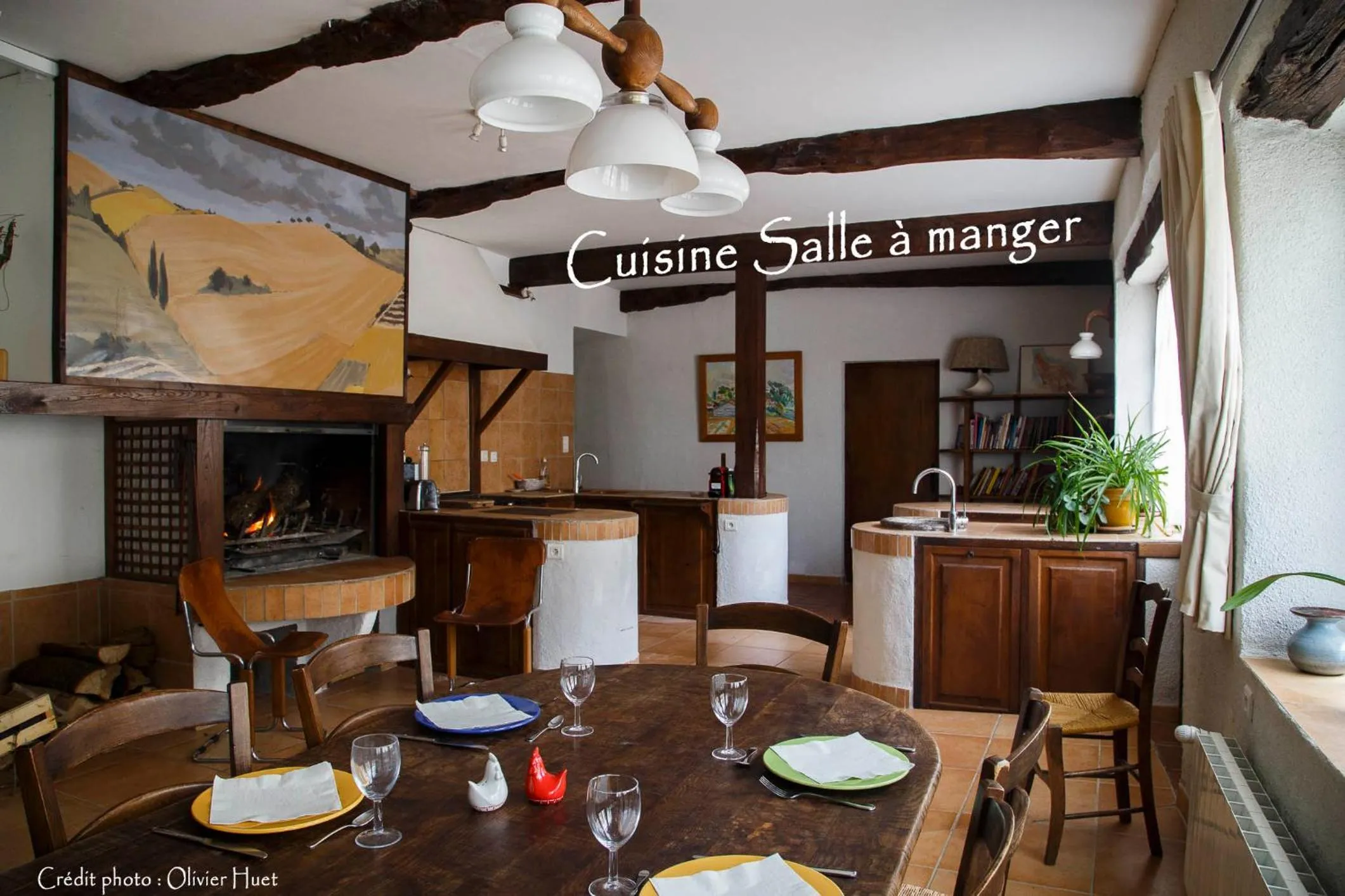 Kitchen or kitchenette in La chambre la Tricherie