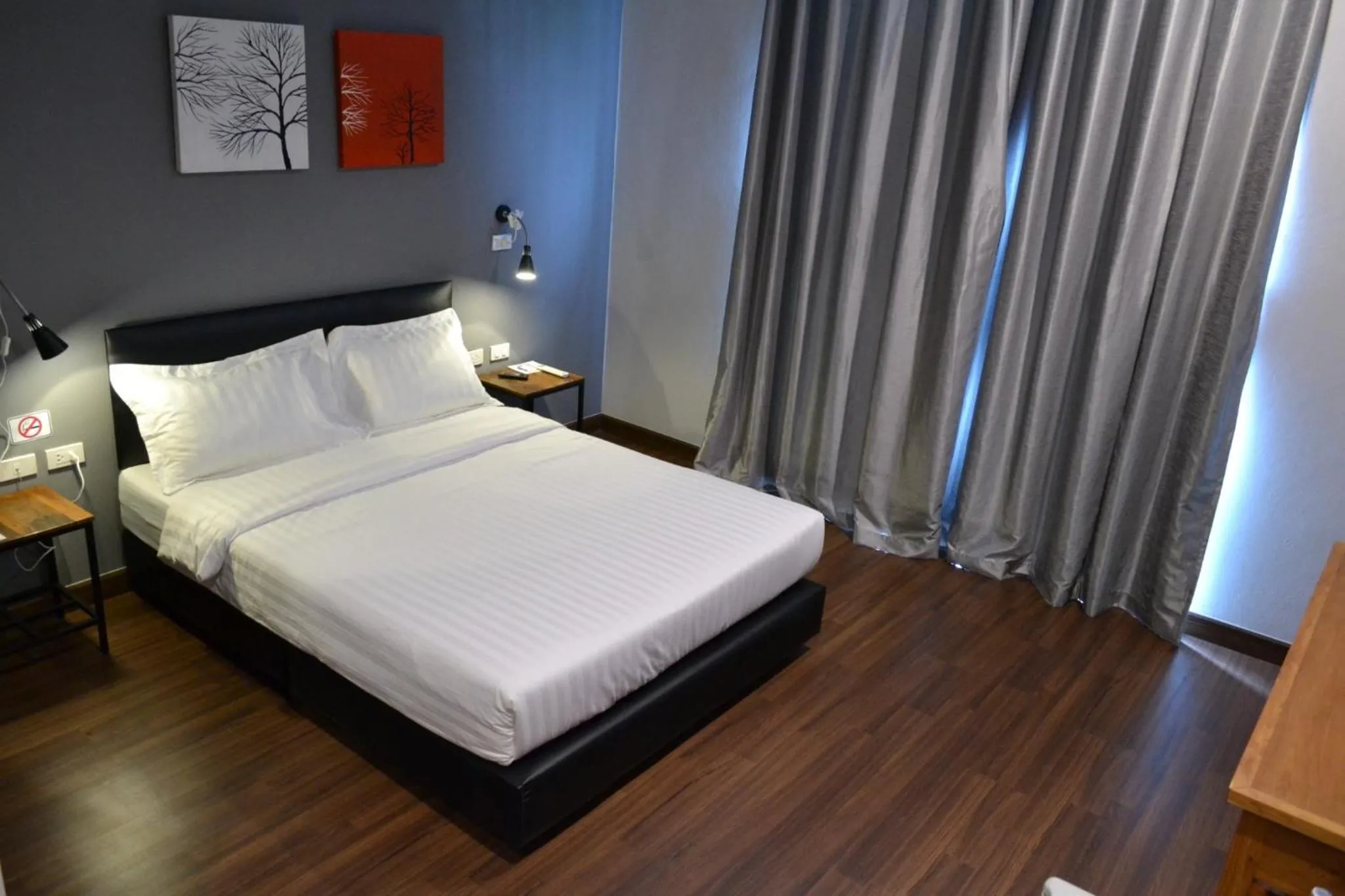 Bed in Nornlamphun Boutique Hotel
