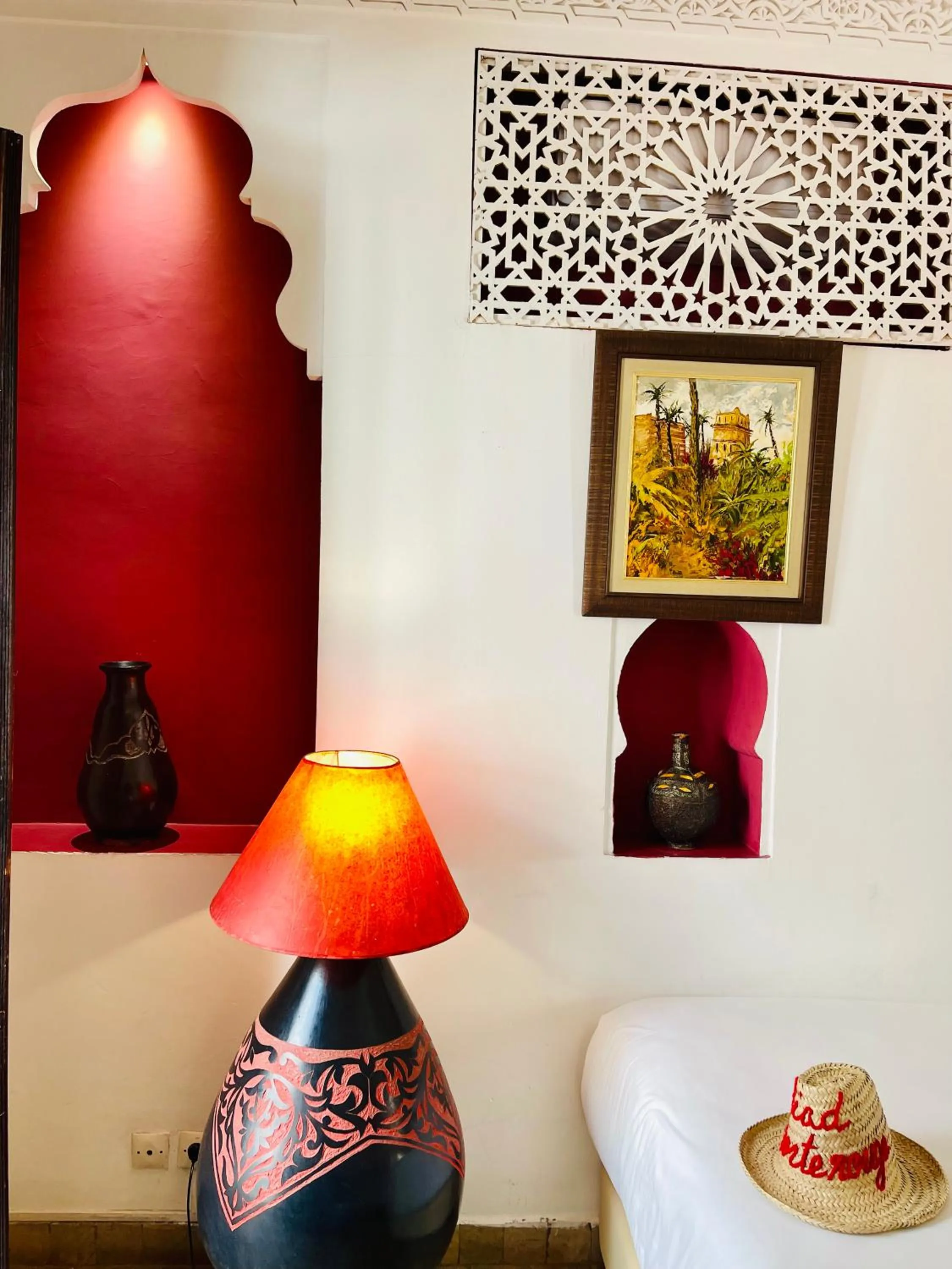 Decorative detail in Riad La Porte Rouge By La Siredrah