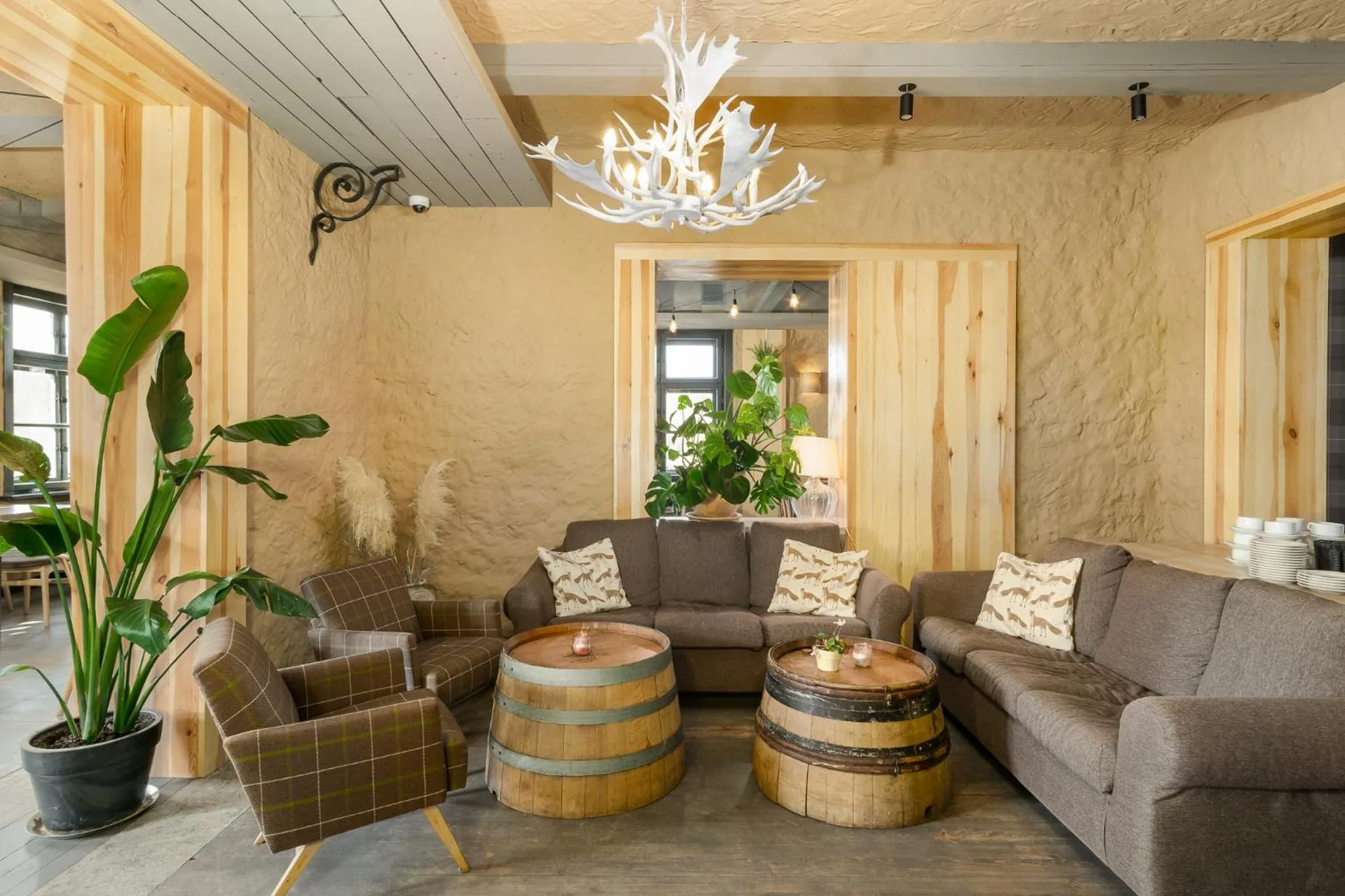 Lounge or bar in Przystanek Tleń