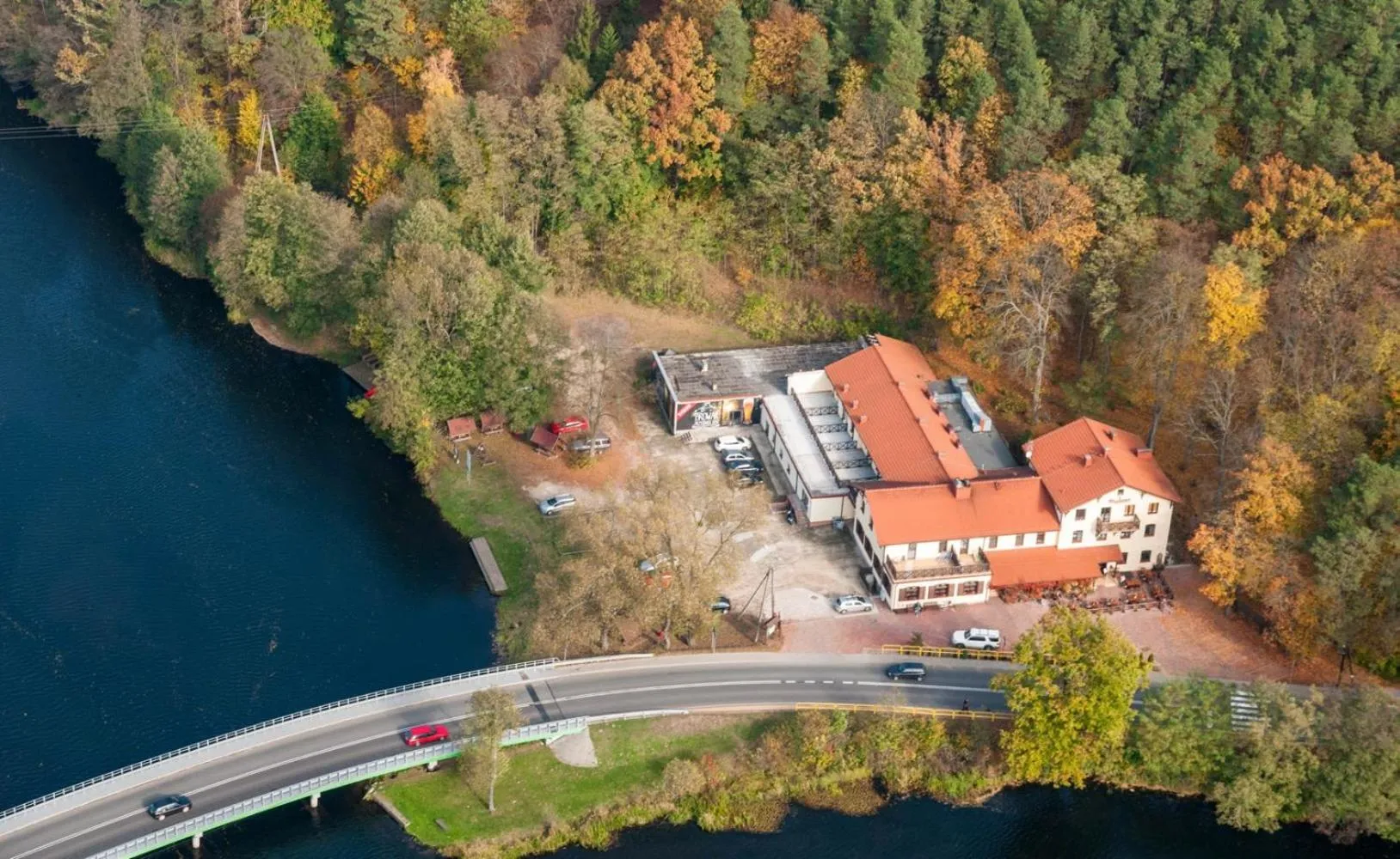 Bird's eye view in Przystanek Tleń