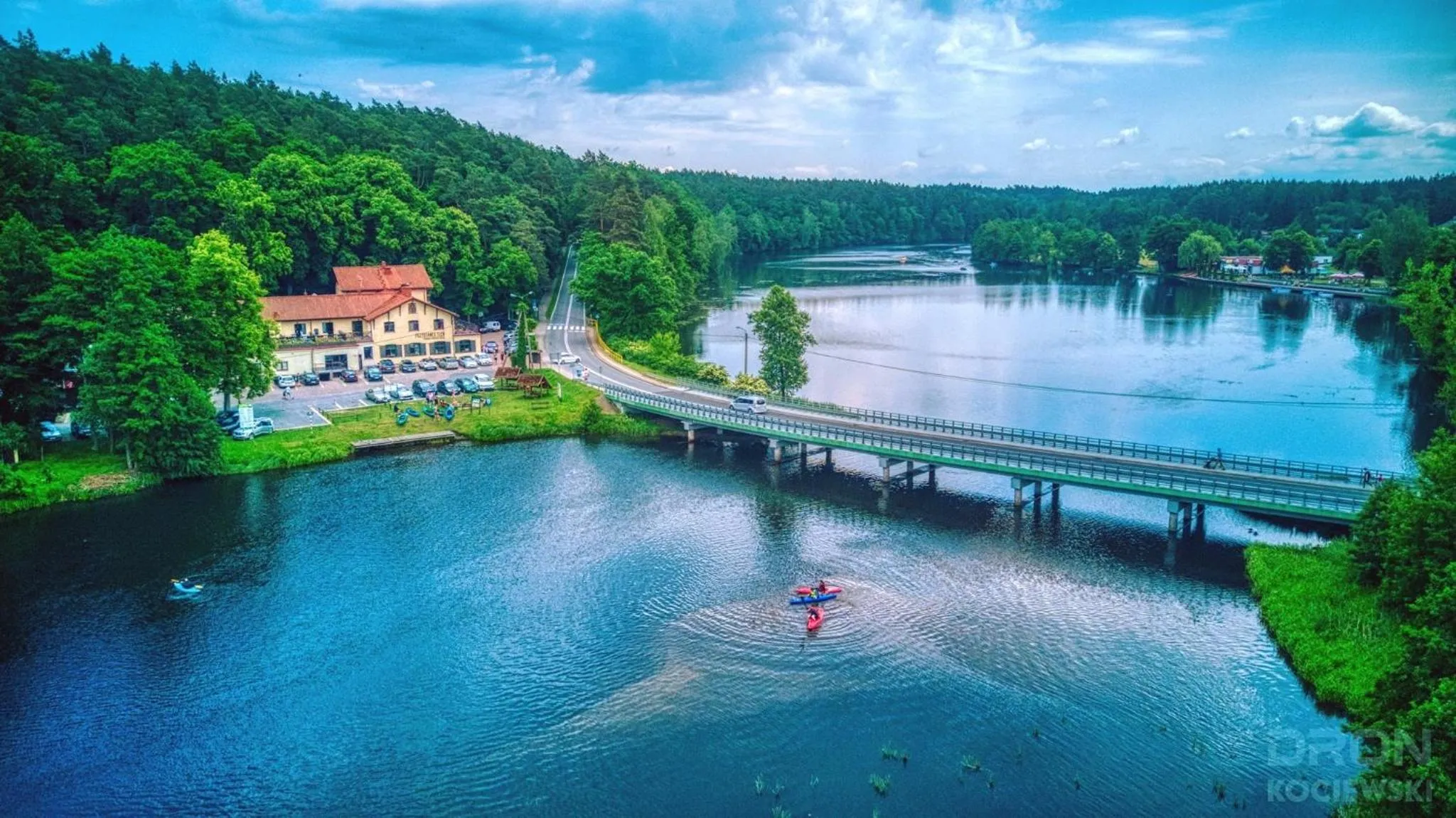 River view in Przystanek Tleń