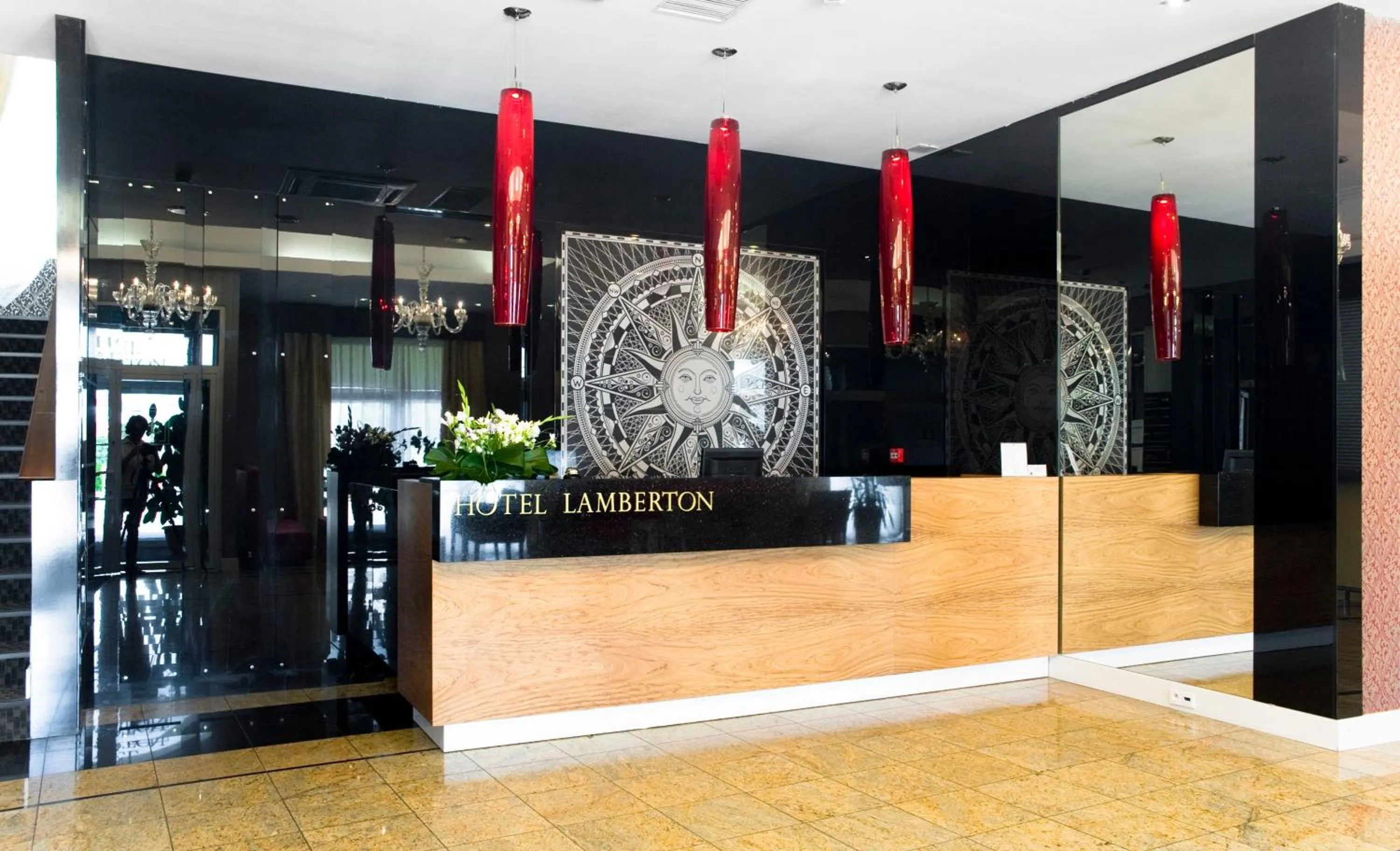 Lobby or reception in Hotel Lamberton