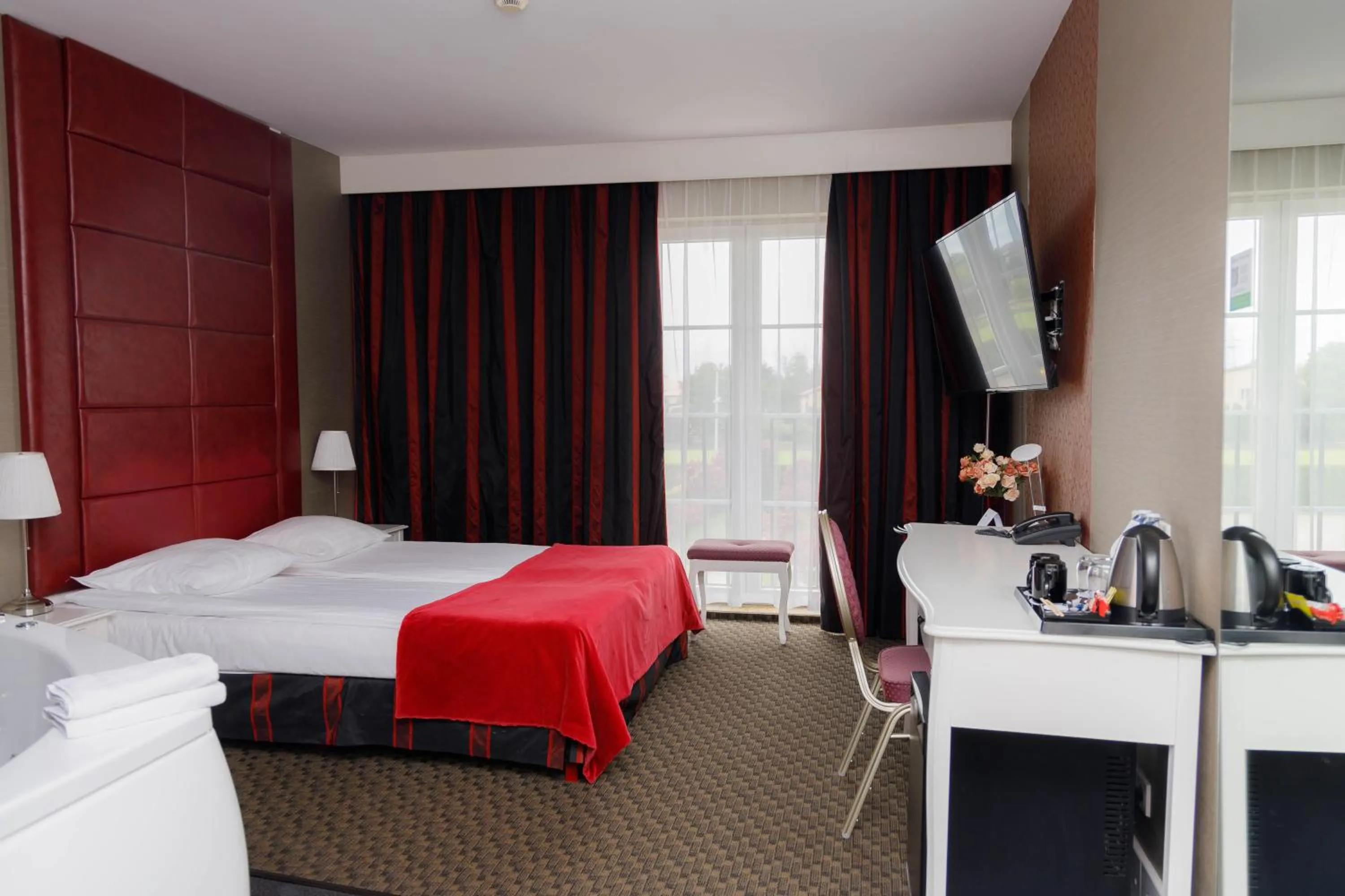 Bed in Hotel Lamberton