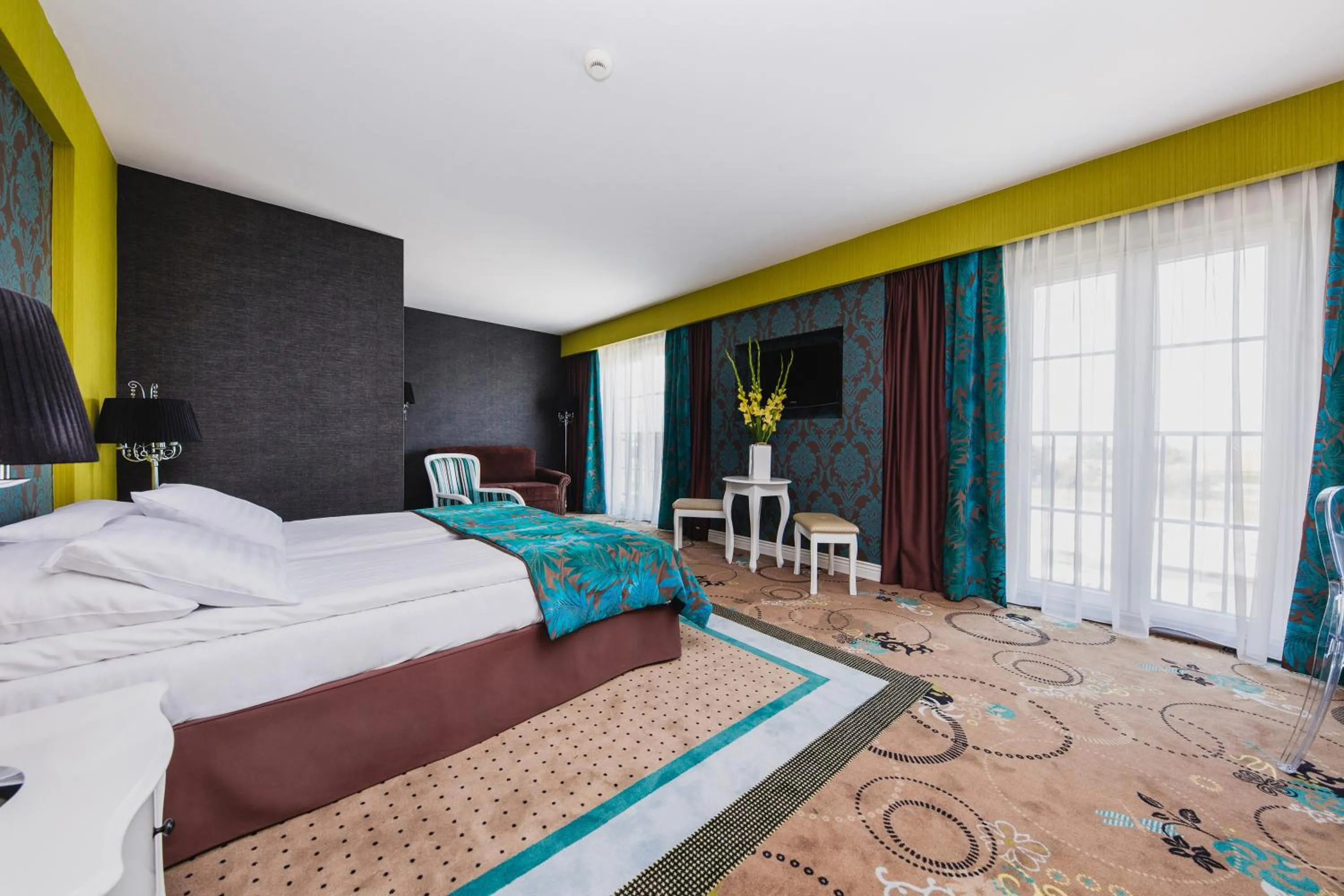 Bed in Hotel Lamberton